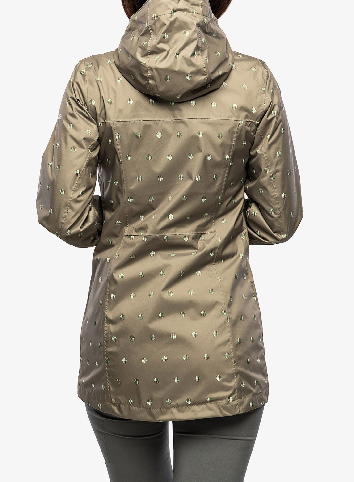Ženski dežni plašč Columbia Splash A Little II Jacket - stone green