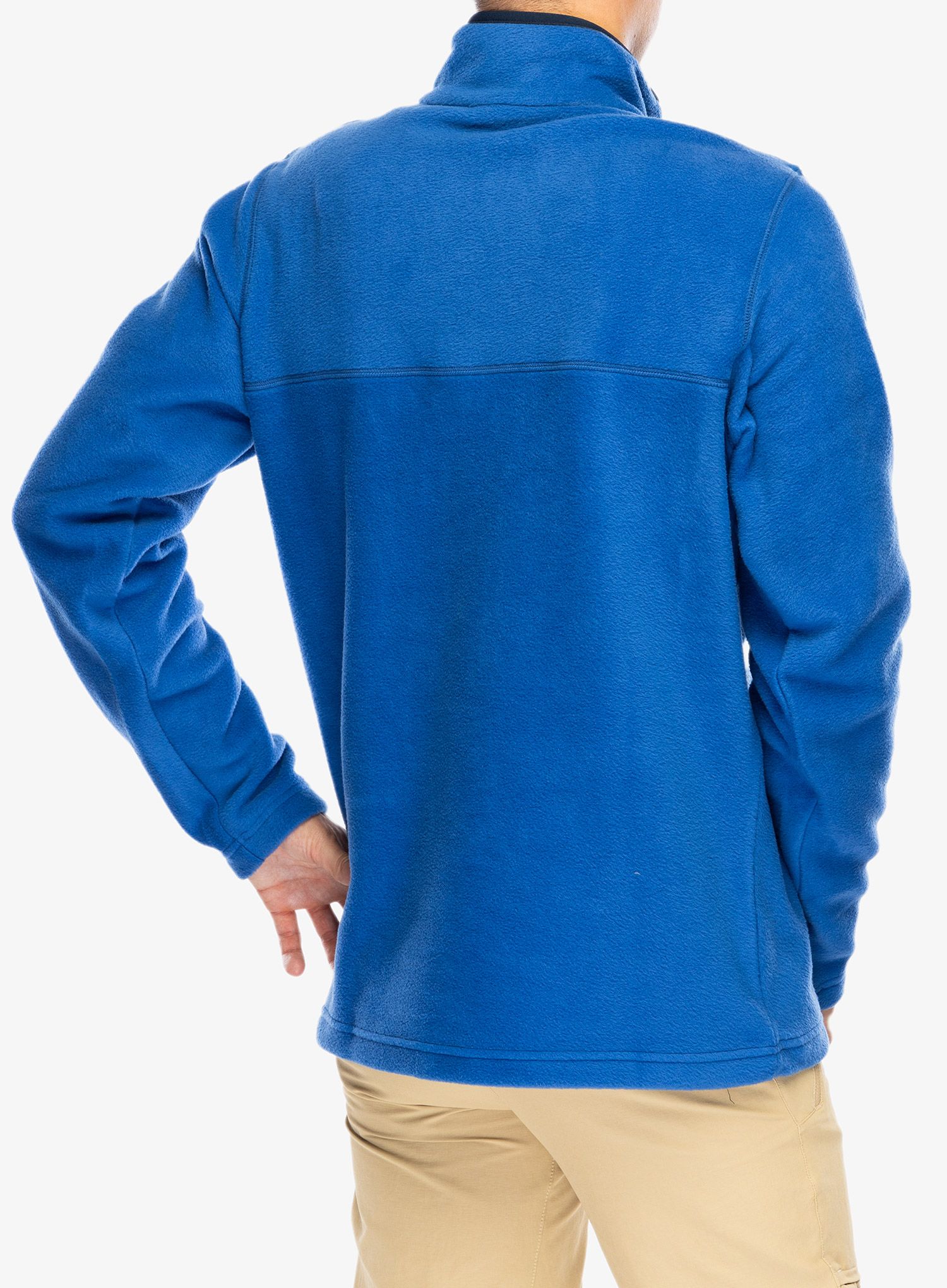 Puloverji brez kapuce Columbia Steens Mountain Half Snap - mountain blue/collegiate navy