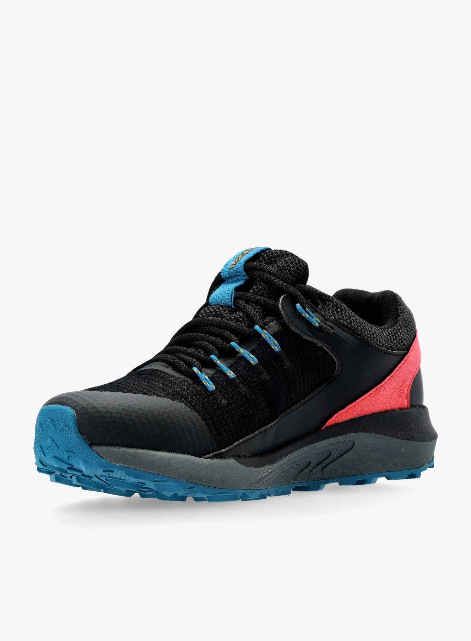 Ženski pohodniški čevlji Columbia Trailstorm WP - black/bright marigold