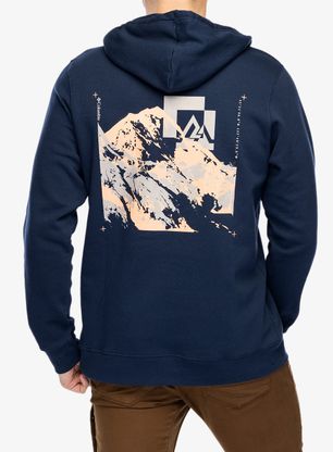Jopica s kapuco Columbia Trek Graphic Hoodie - collegiate navy/mountain air