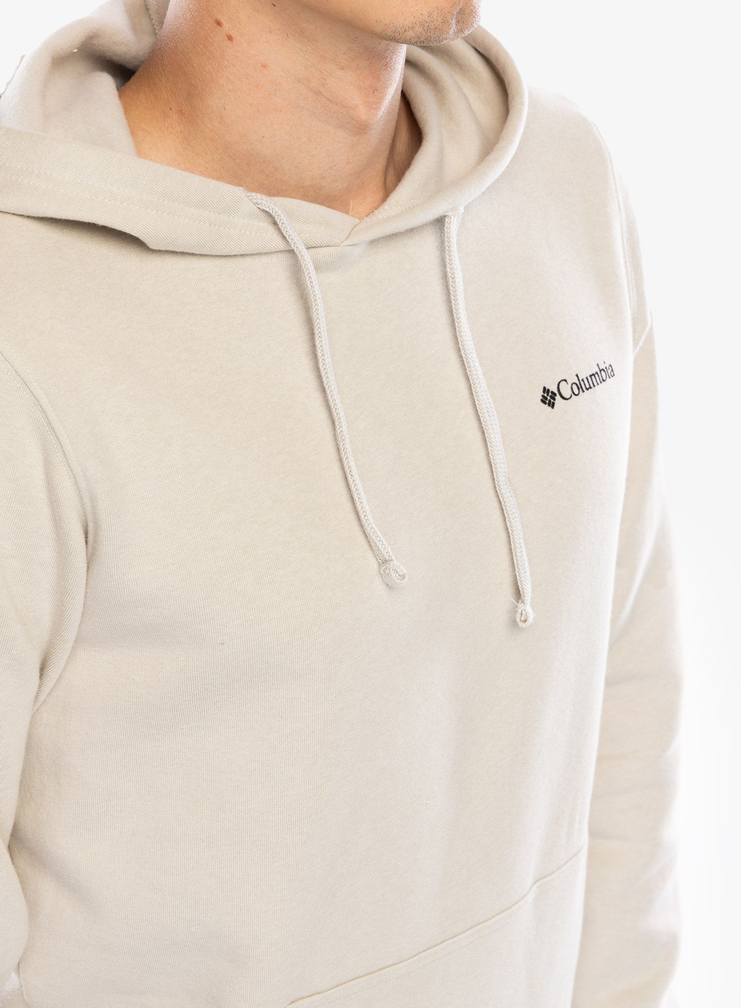 Jopica s kapuco Columbia Trek Graphic Hoodie - dark stone/button badge