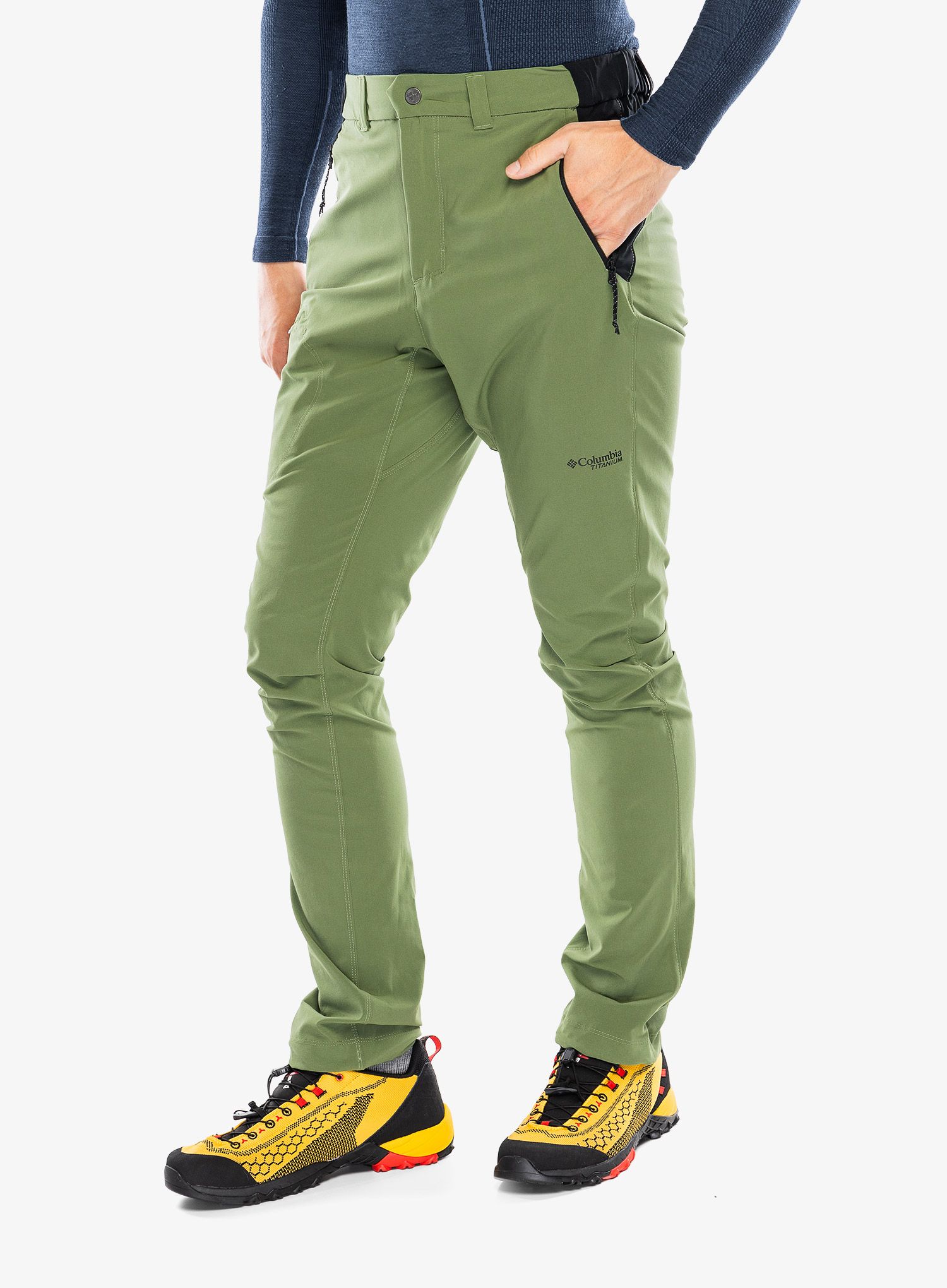 Pohodniške hlače Columbia Triple Canyon Pant II - canteen