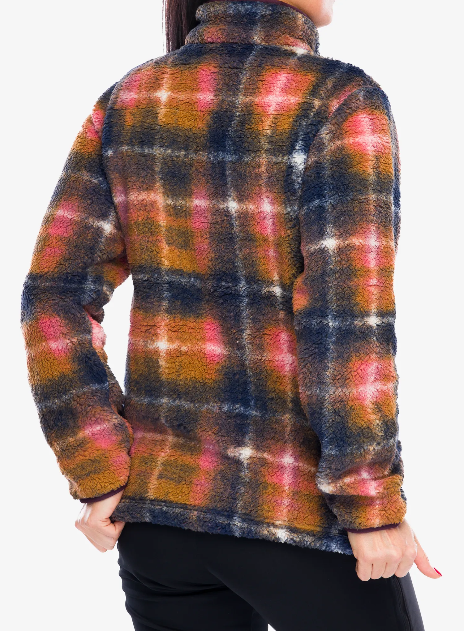 Ženski flis Columbia West Bend Print Full Zip II - fig omblur
