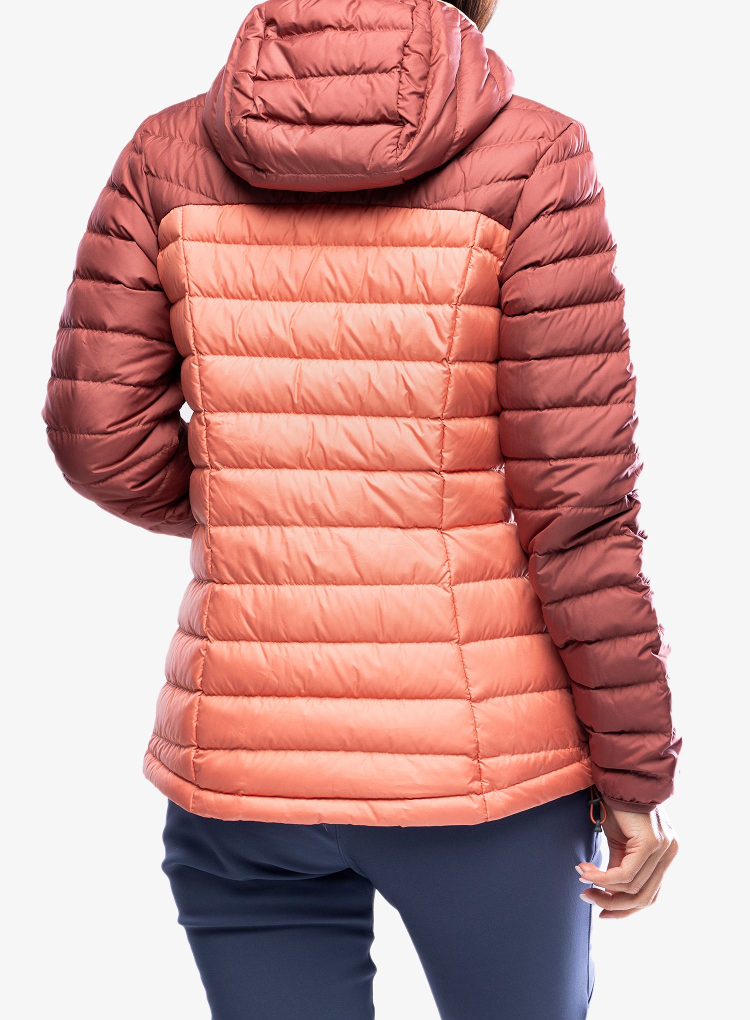 Puhovka ženska Columbia Westridge Hooded Down Jacket - beetroot/faded peach