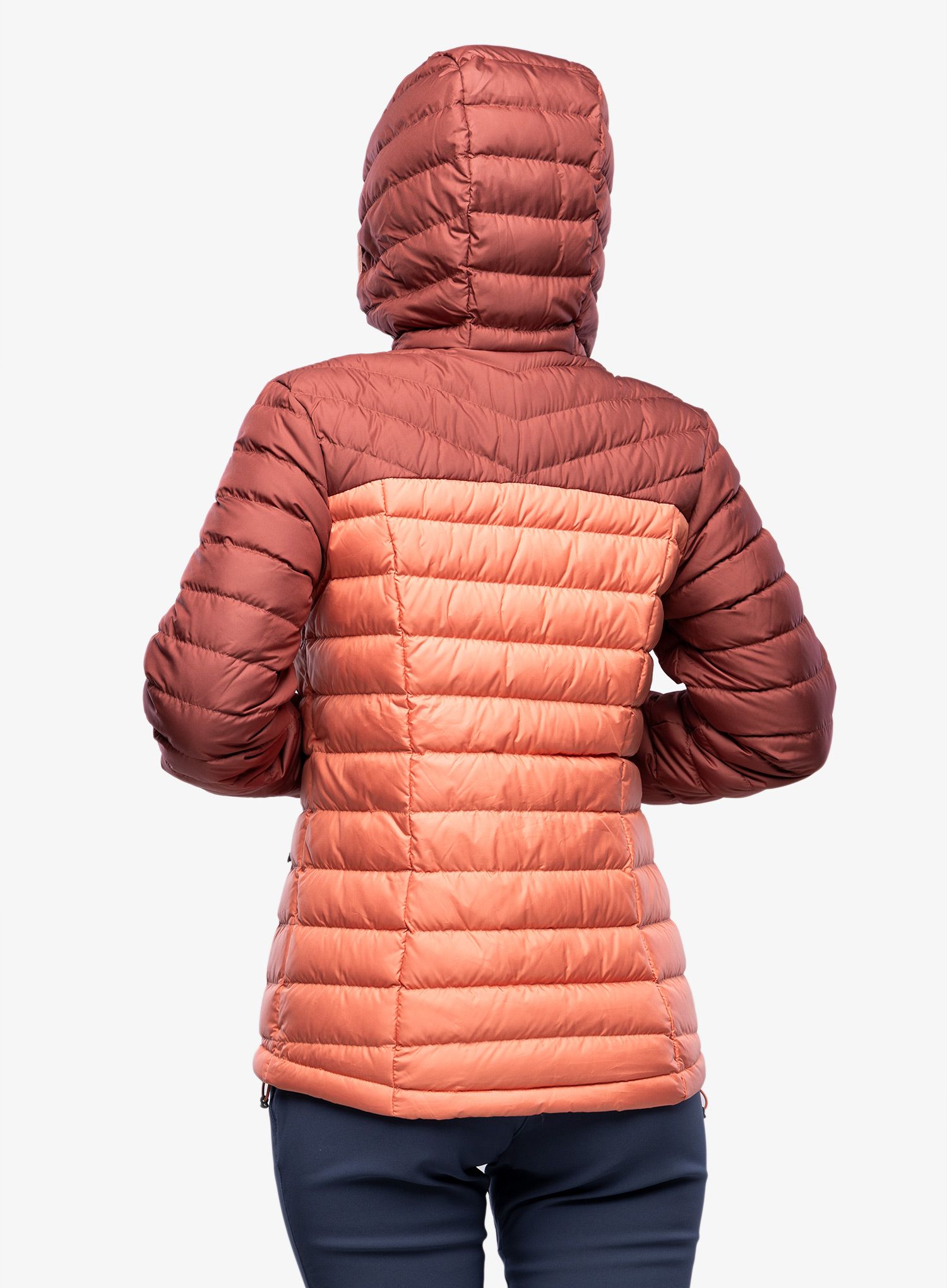 Puhovka ženska Columbia Westridge Hooded Down Jacket - beetroot/faded peach
