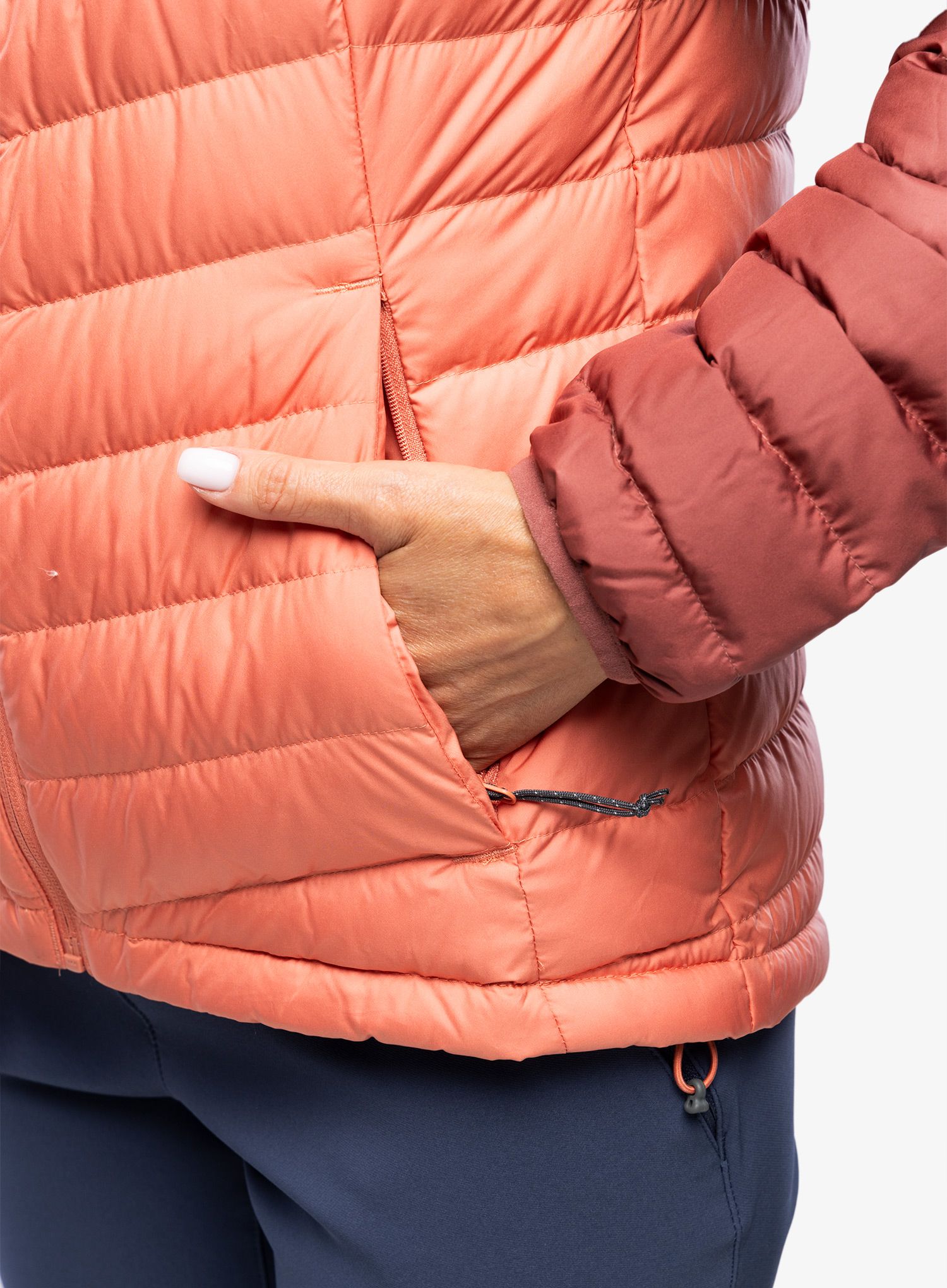Puhovka ženska Columbia Westridge Hooded Down Jacket - beetroot/faded peach