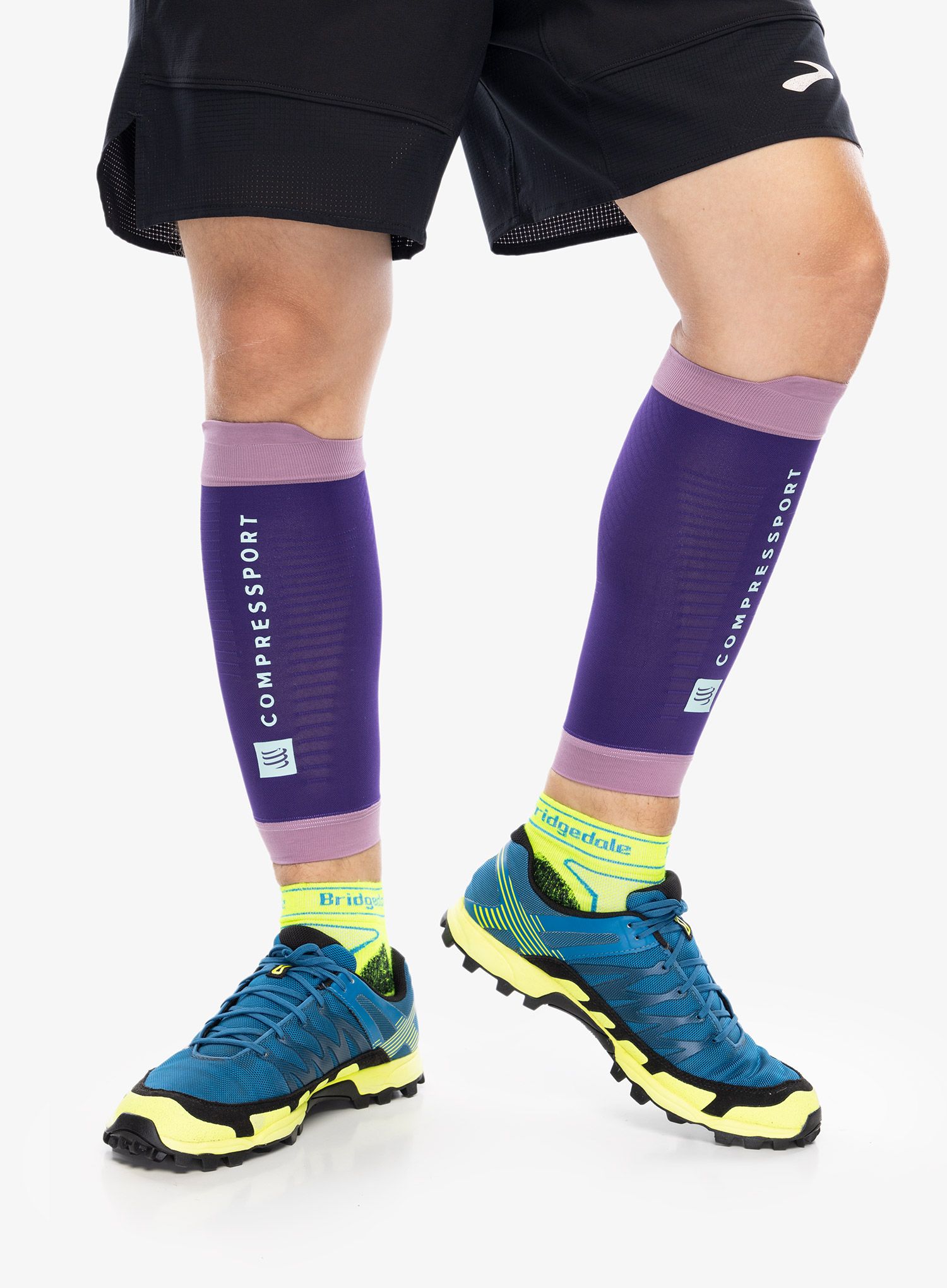 Kompresijske nogavice Compressport R2 3.0 - purple/grape