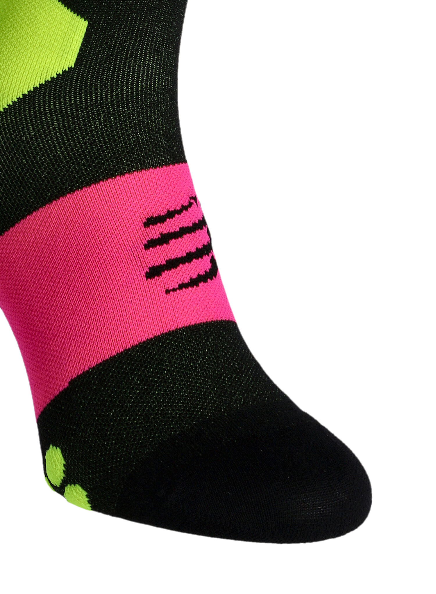 Nogavice Compressport Ski Mountaineering Full Socks - safe yellow/black