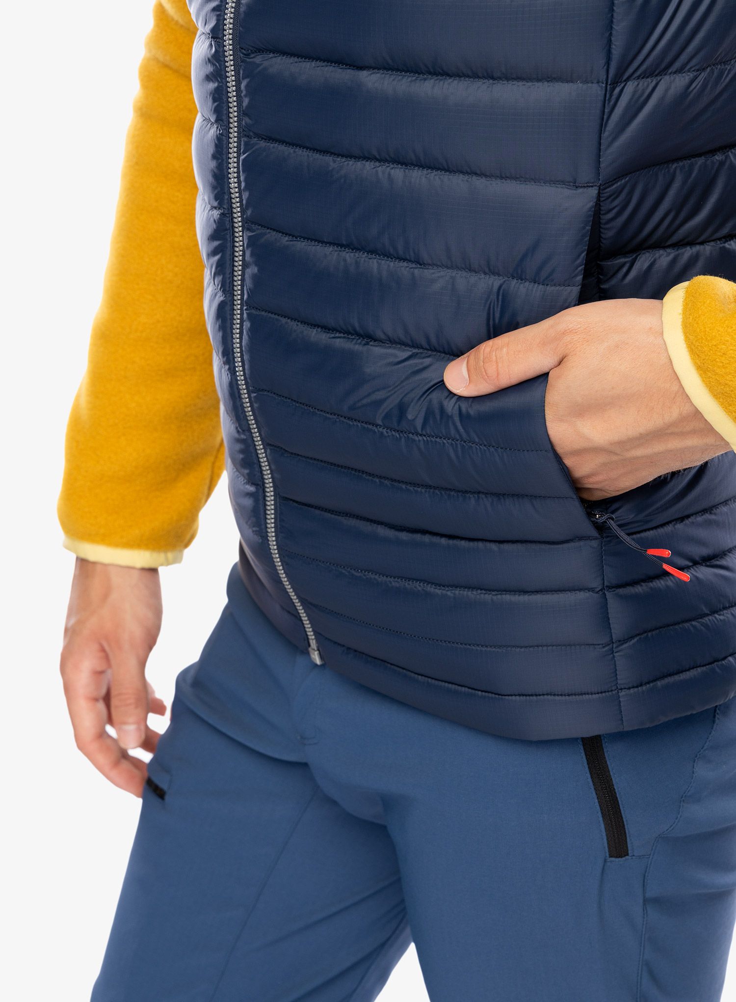 Puhasti brezrokavnik Cotopaxi Fuego Down Vest - ink stripes