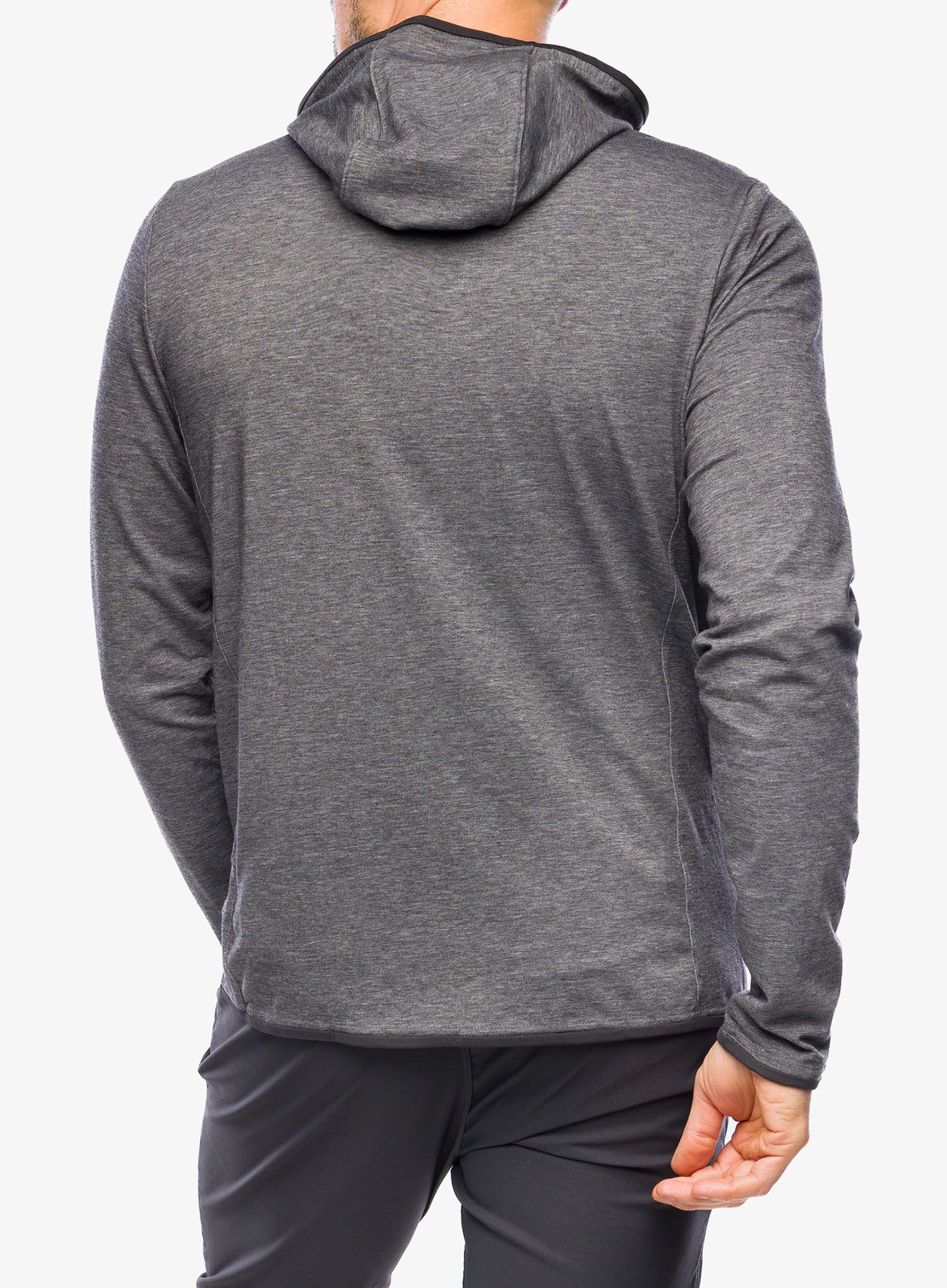 Jopica na zadrgo Craghoppers NosiLife Deft Hood Jacket - black pepper marl