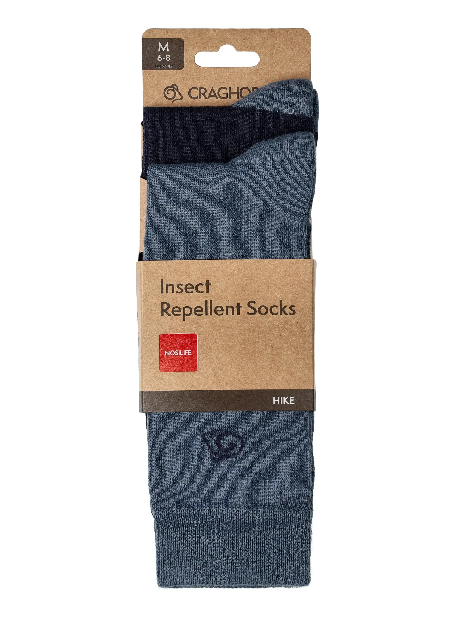 Pohodniške nogavice Craghoppers NosiLife Travel Twin Pack Socks - blue navy/blue stone