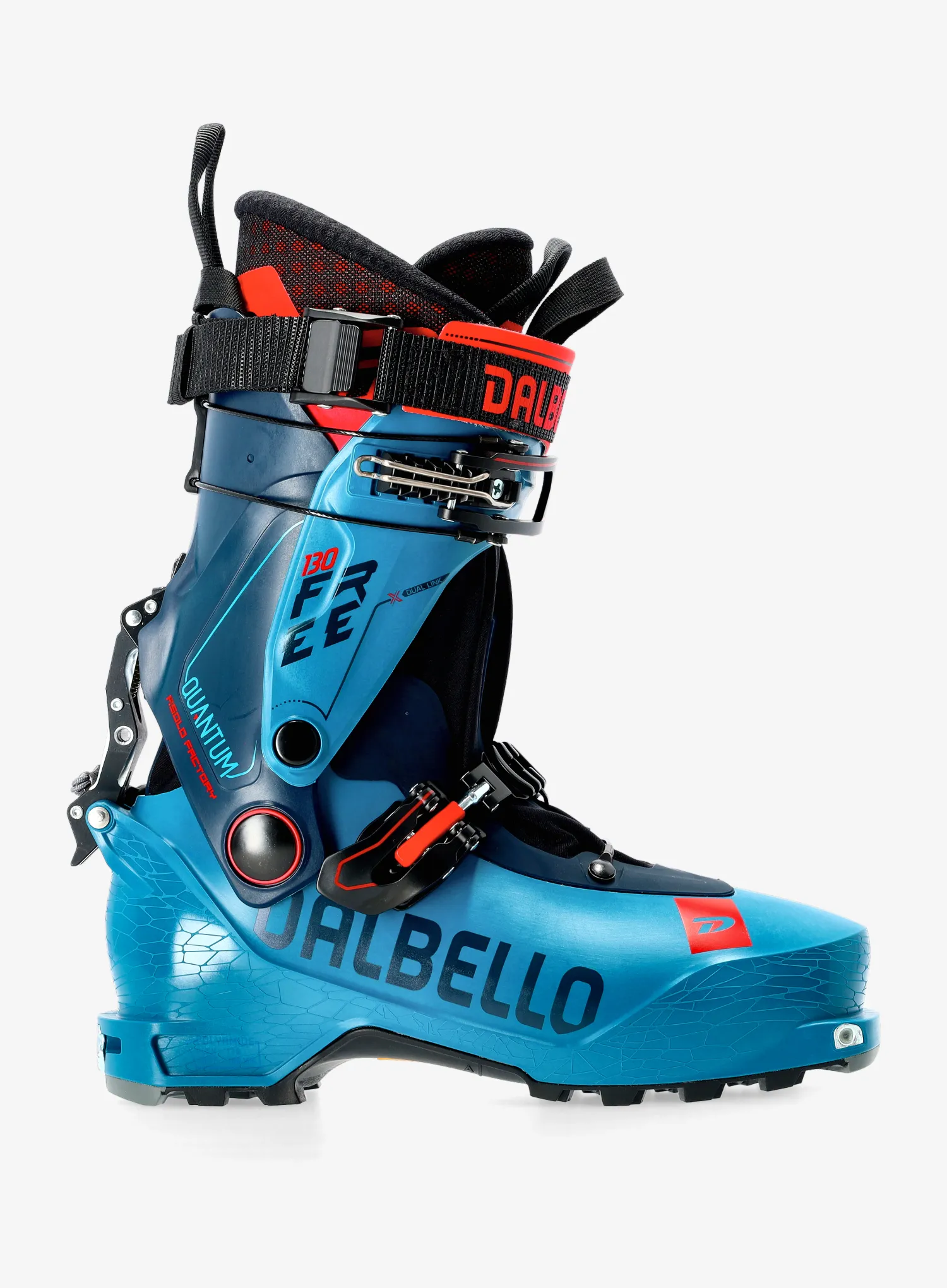 Čevlji za turno smučanje Dalbello Quantum Free Asolo Factory 130 - prussian blue/red