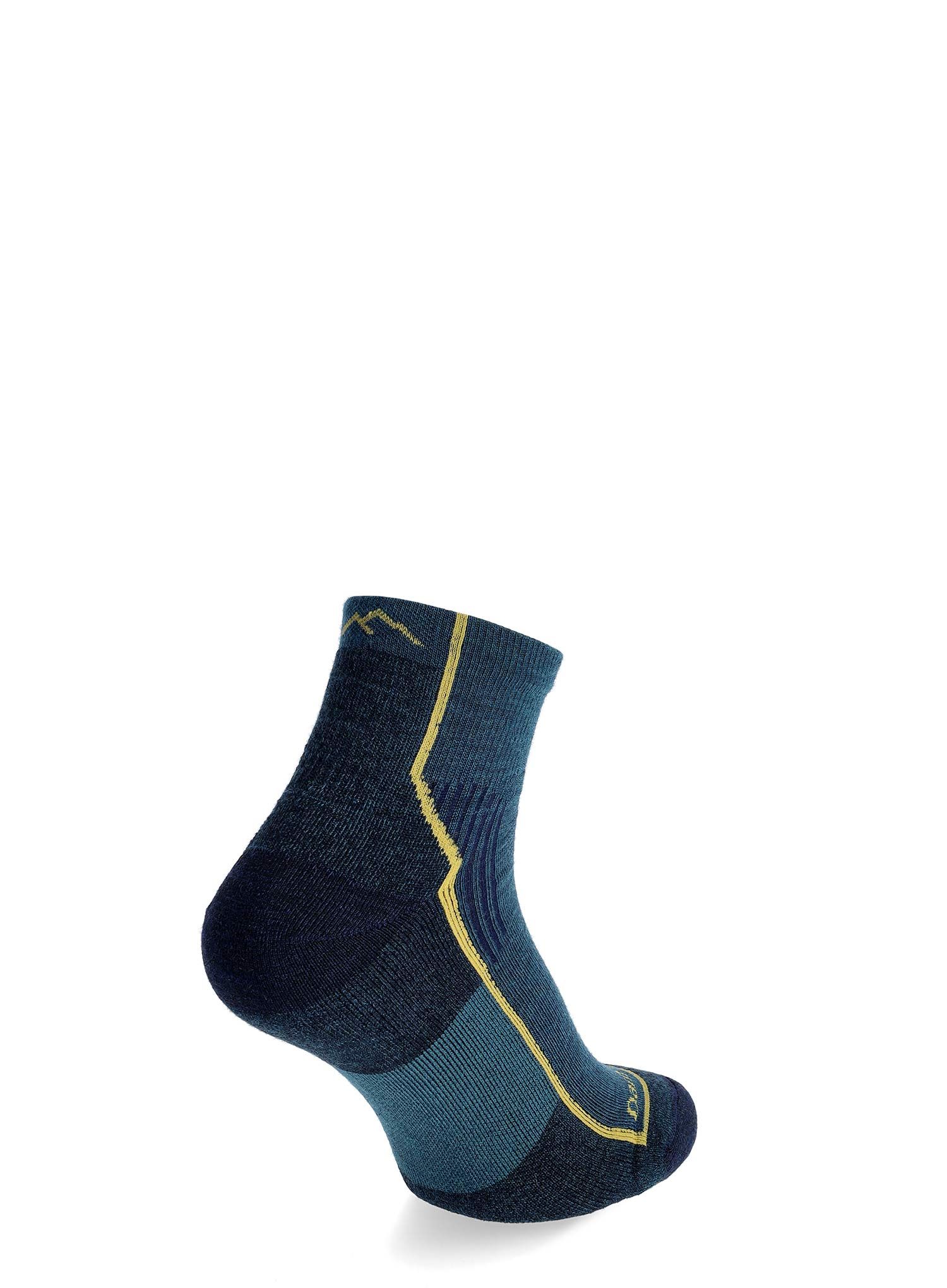 Merino nogavice Darn Tough Hiker 1/4 Midweight with Cushion - dark teal
