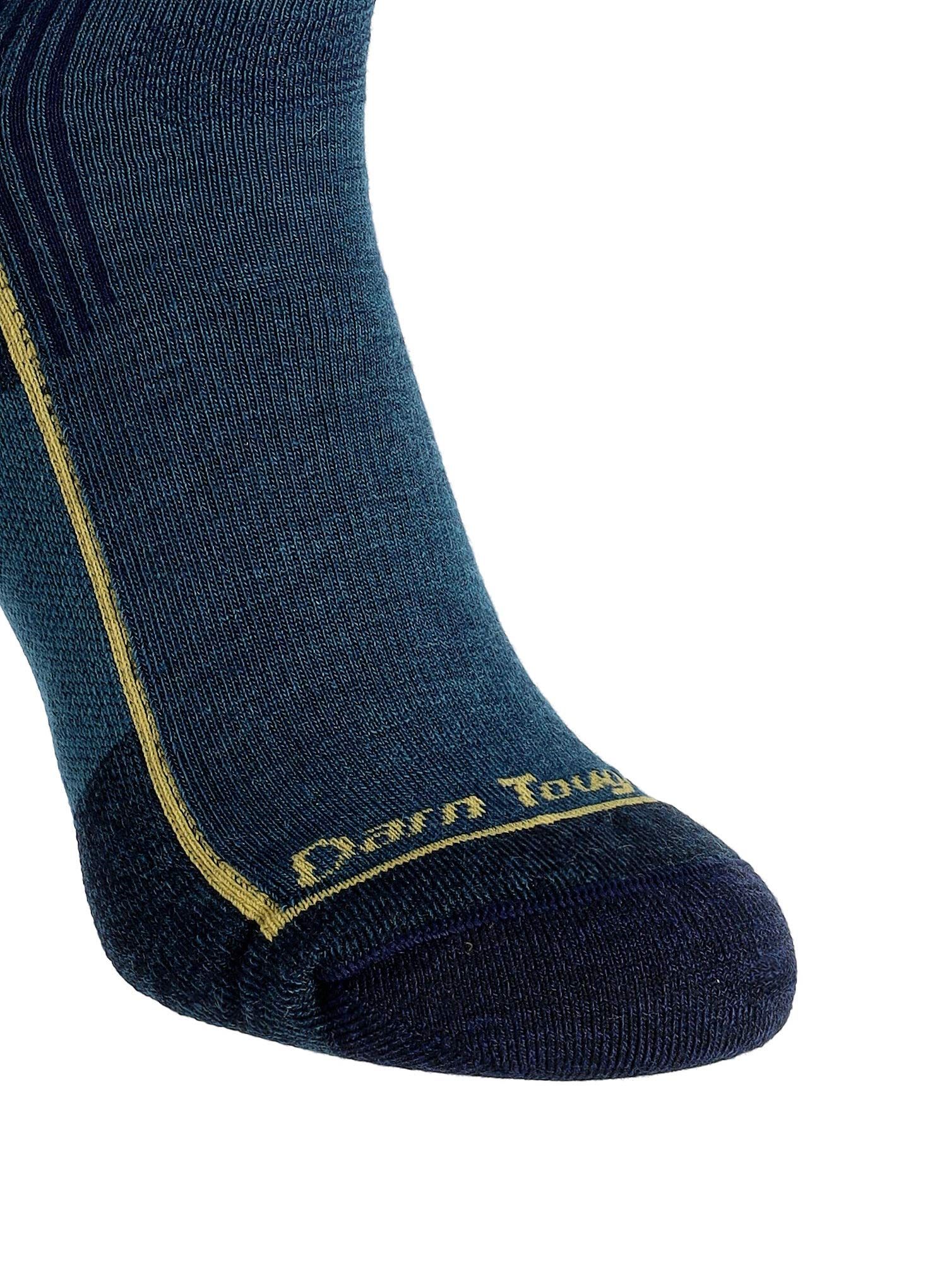 Merino nogavice Darn Tough Hiker 1/4 Midweight with Cushion - dark teal