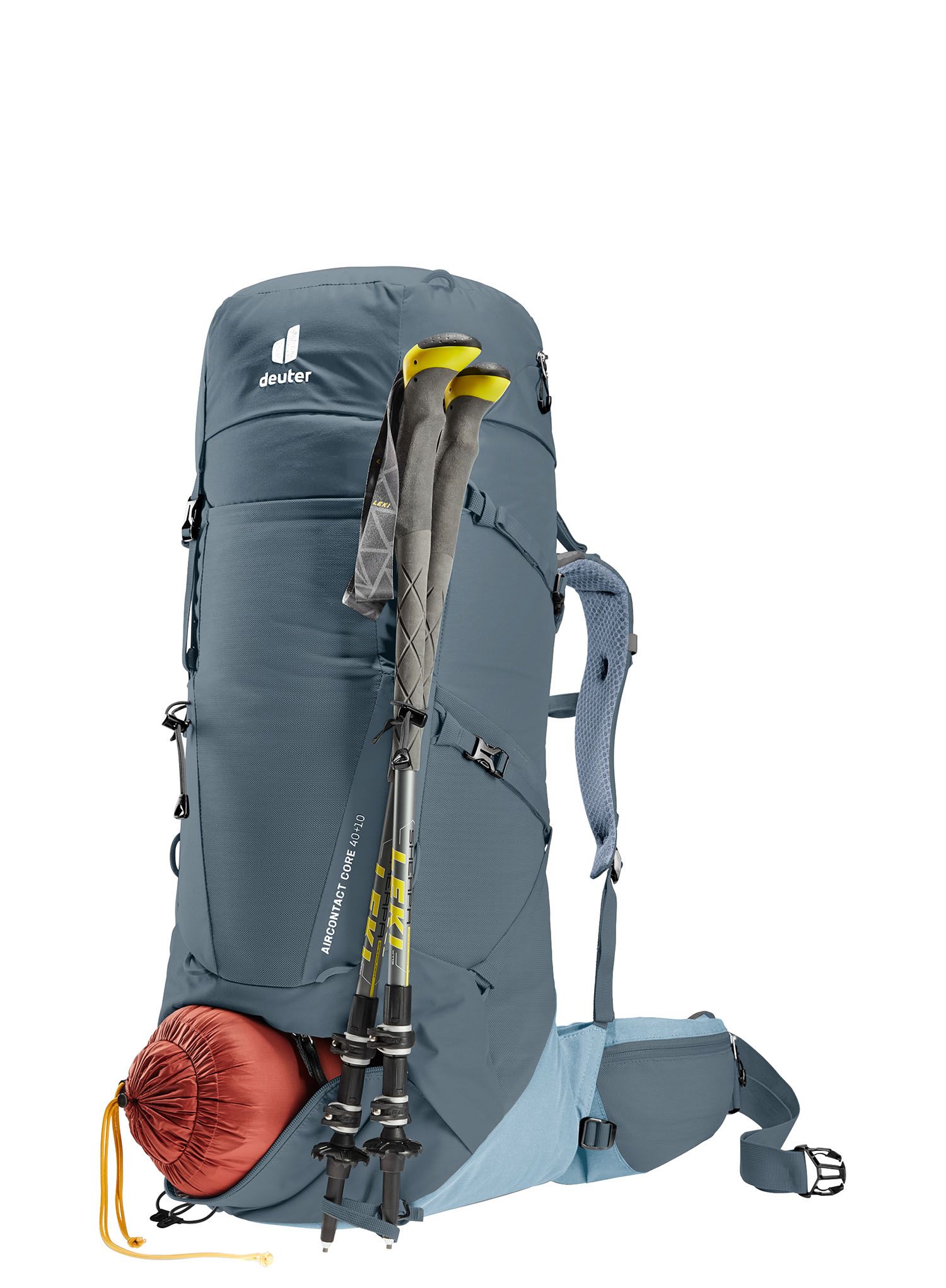 Pohodniški nahrbtnik Deuter Aircontact Core 40+10 - graphite/shale/shale