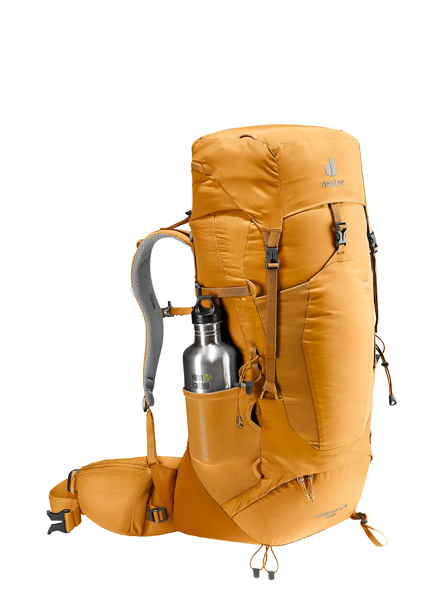 Pohodniški nahrbtnik Deuter Aircontact Lite 40 + 10 - amber/maple