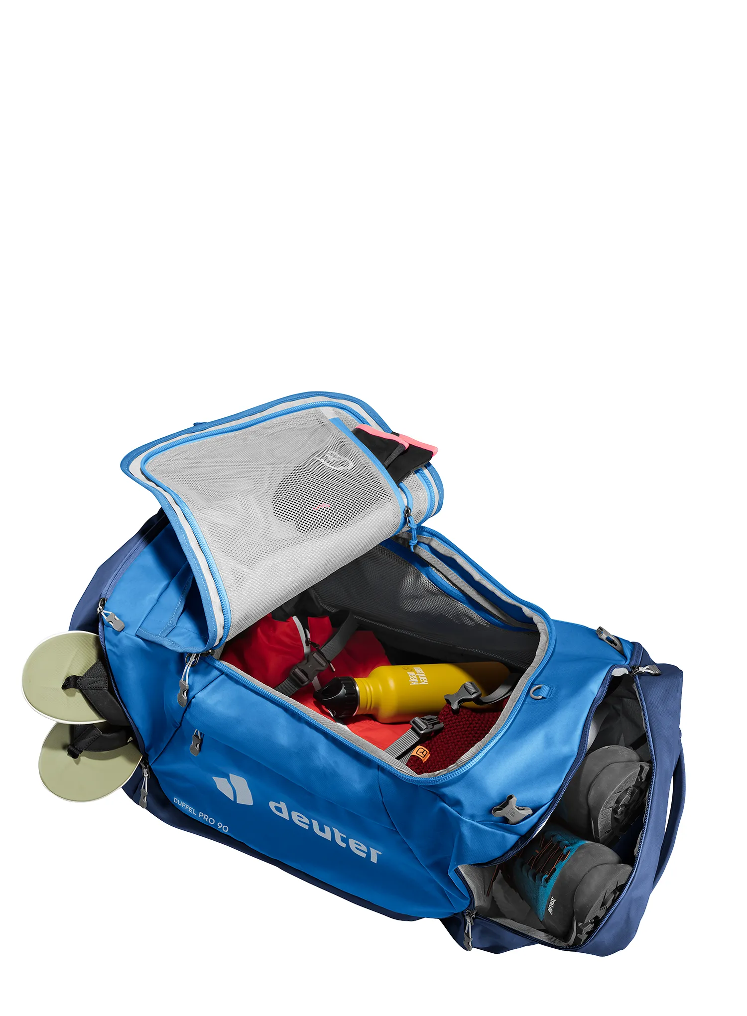 Potovalna torba Deuter Duffel Pro 90 - neptune/night blue