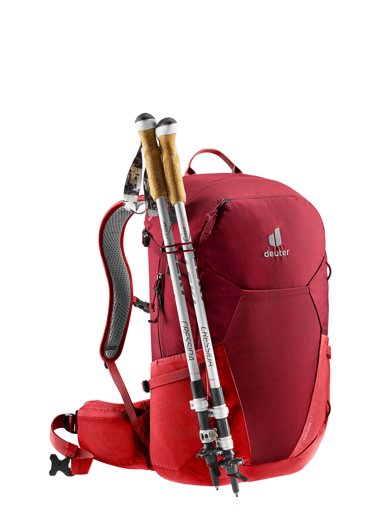 Nahrbtnik z distančno mrežico Deuter Futura 27 - masala/cherry