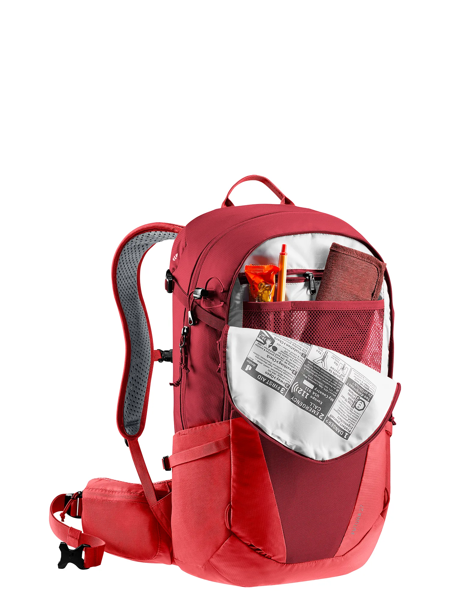 Nahrbtnik z distančno mrežico Deuter Futura 27 - masala/cherry