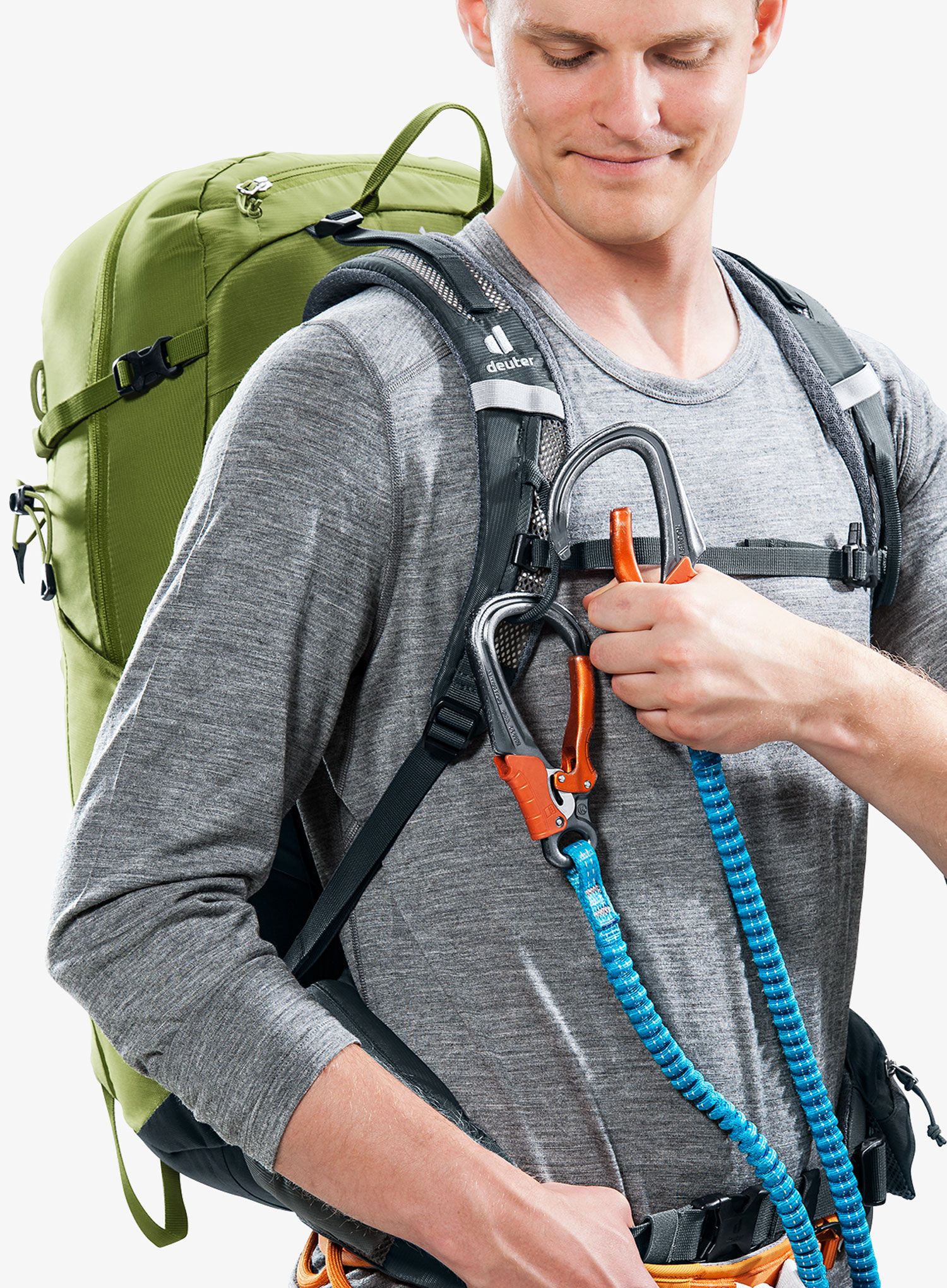 Pohodniški nahrbtnik Deuter Trail Pro 33 - meadow/graph