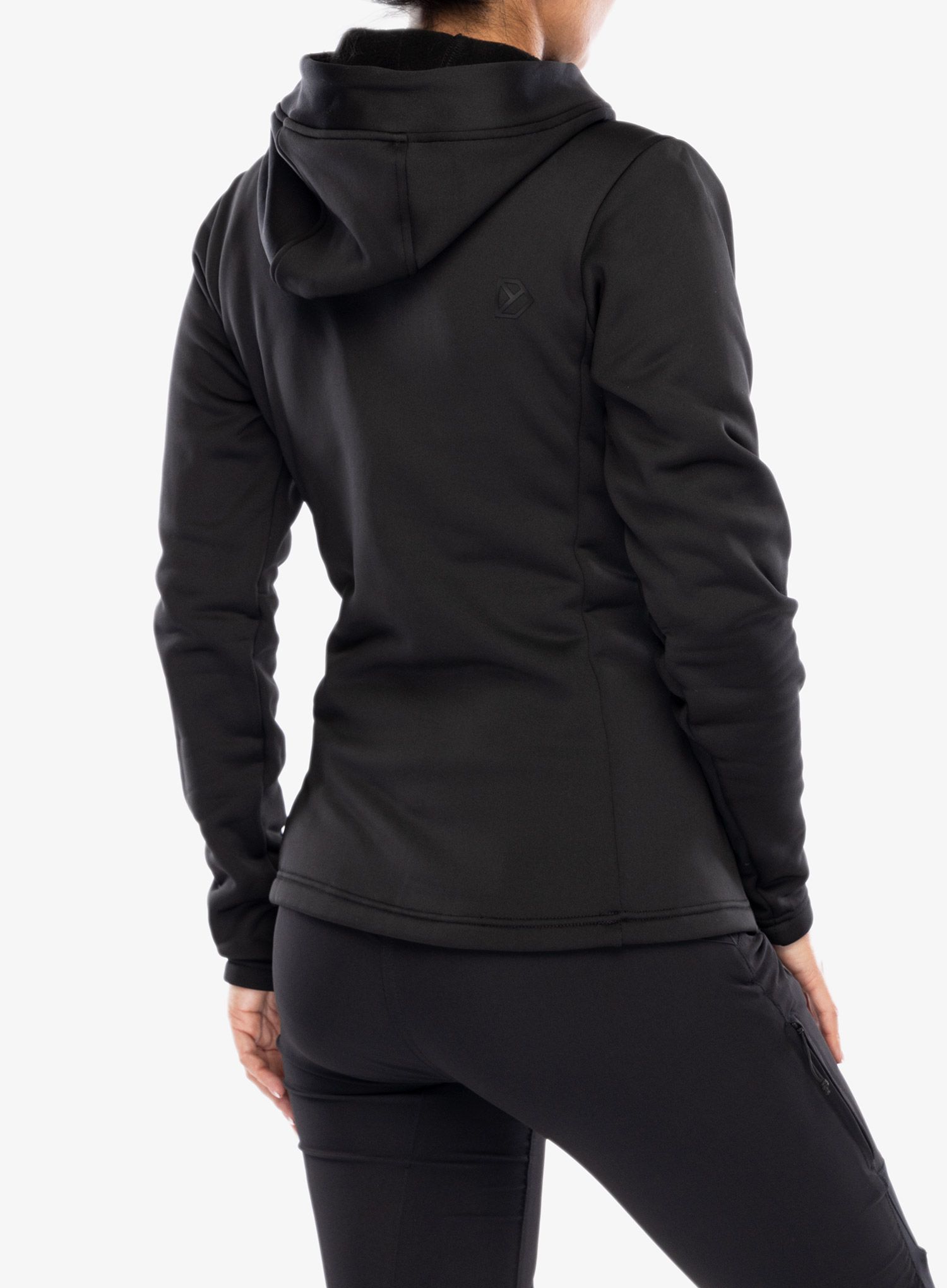 Ženska jopa s kapuco Didriksons Anneli Full Zip 2 - black