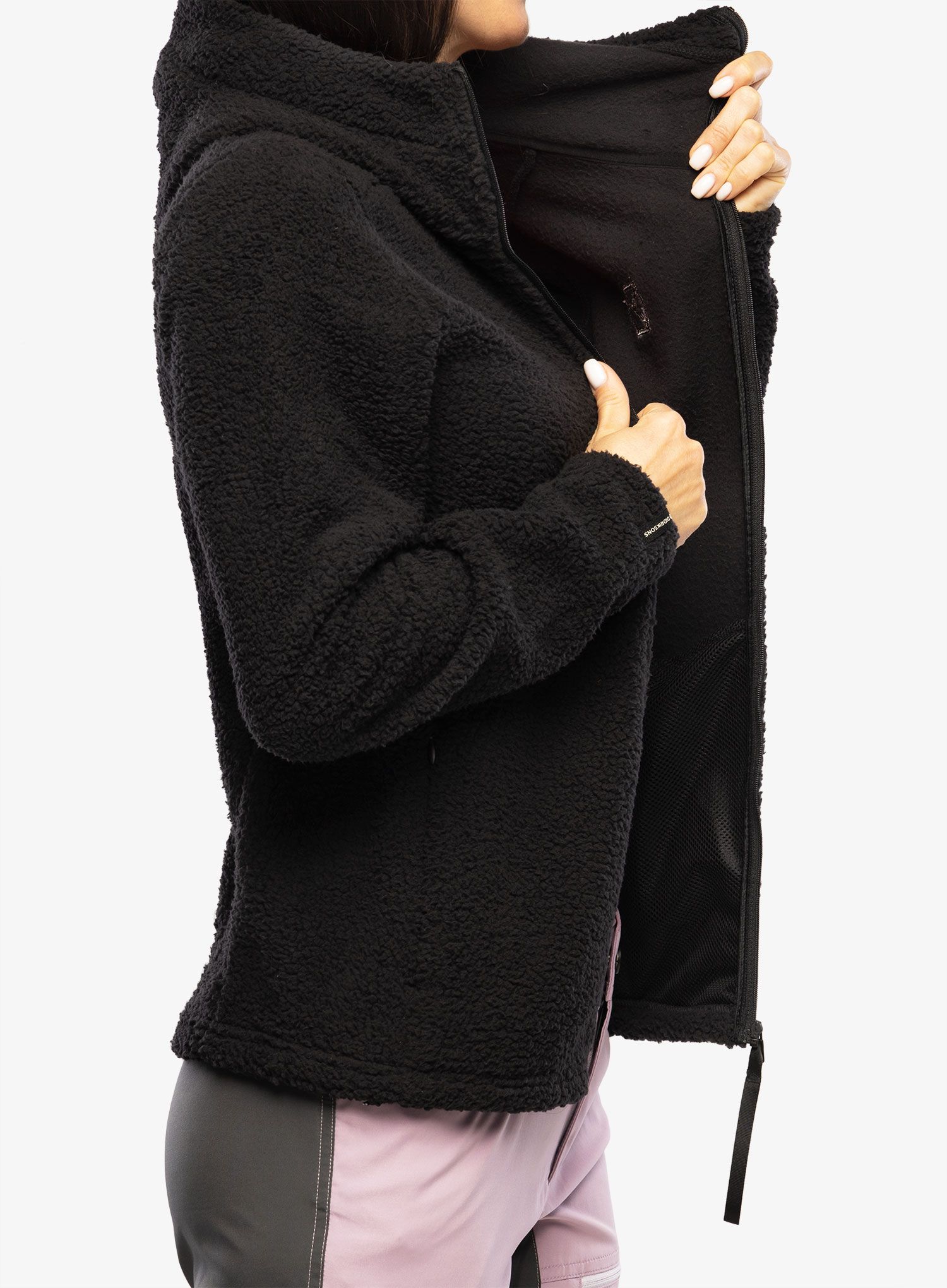 Ženski flis Didriksons Anniken Full Zip 2 - black