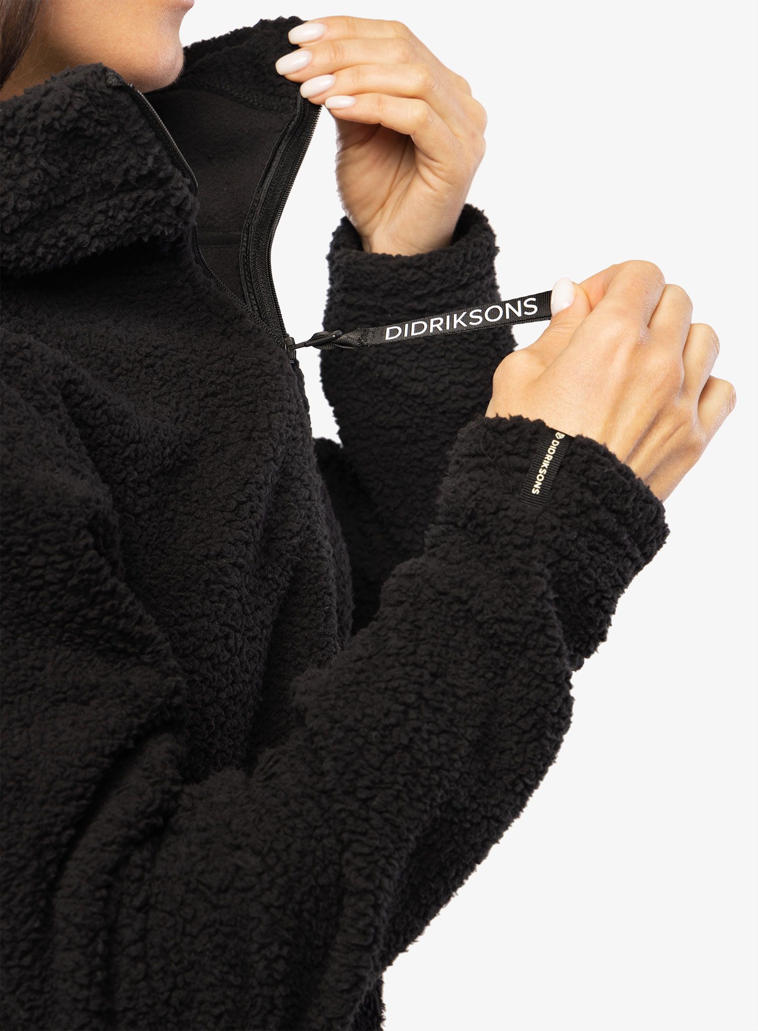Ženski flis Didriksons Anniken Full Zip 2 - black