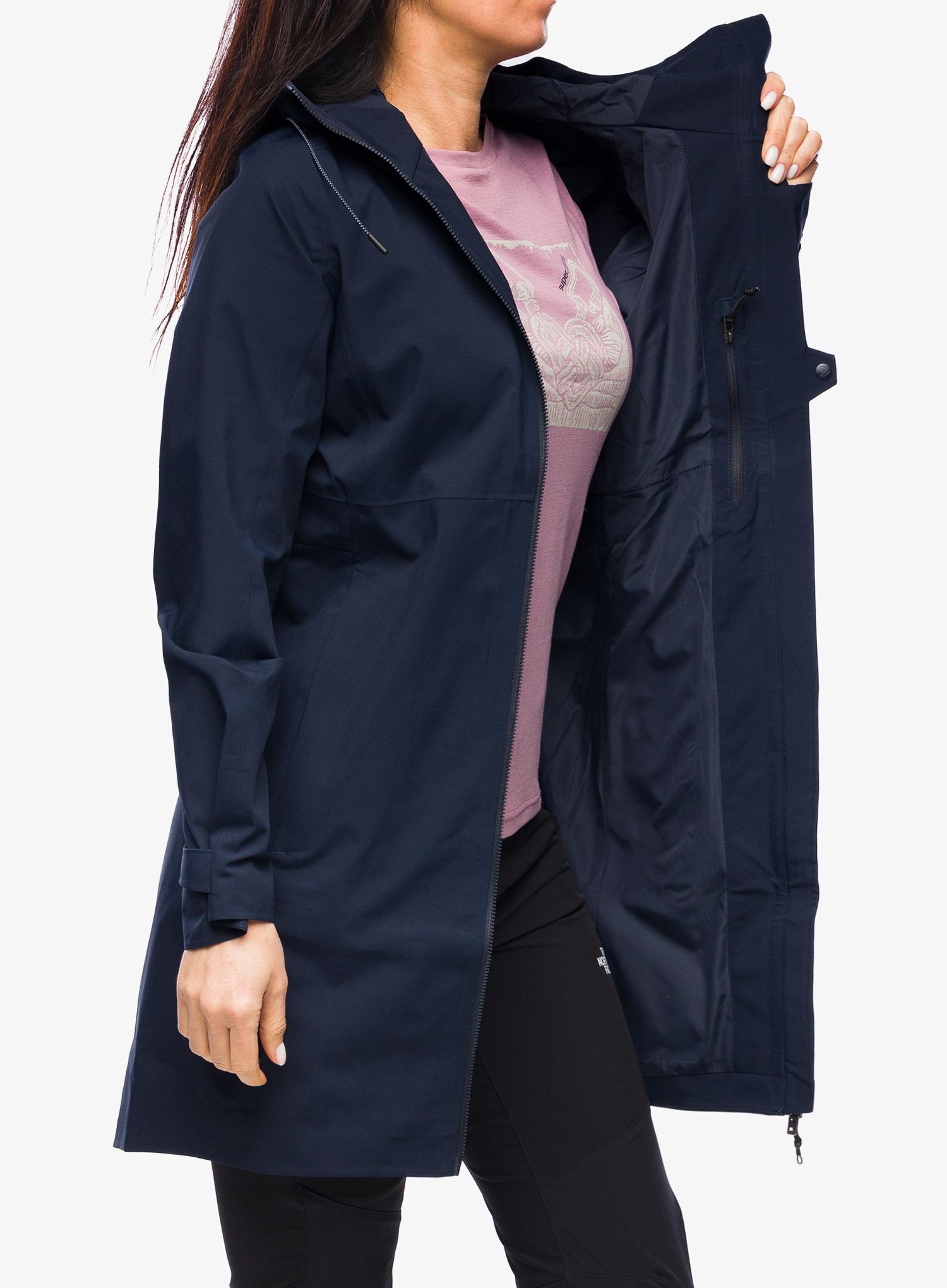 Ženski plašč Didriksons Bea Parka 6 - dark night blue