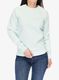 Ženska jopica Didriksons Fyn Sweater - pale mint
