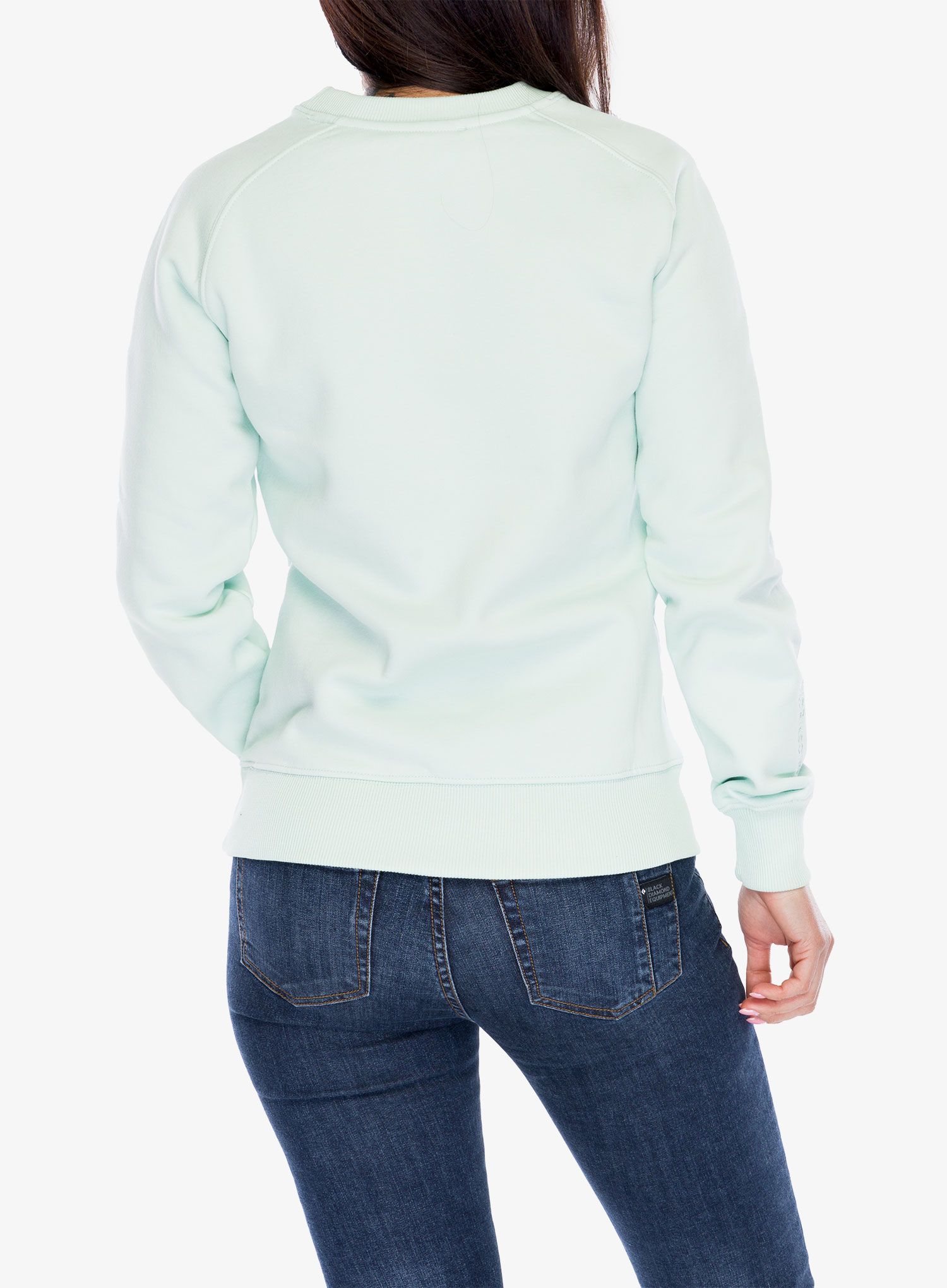 Ženska jopica Didriksons Fyn Sweater - pale mint