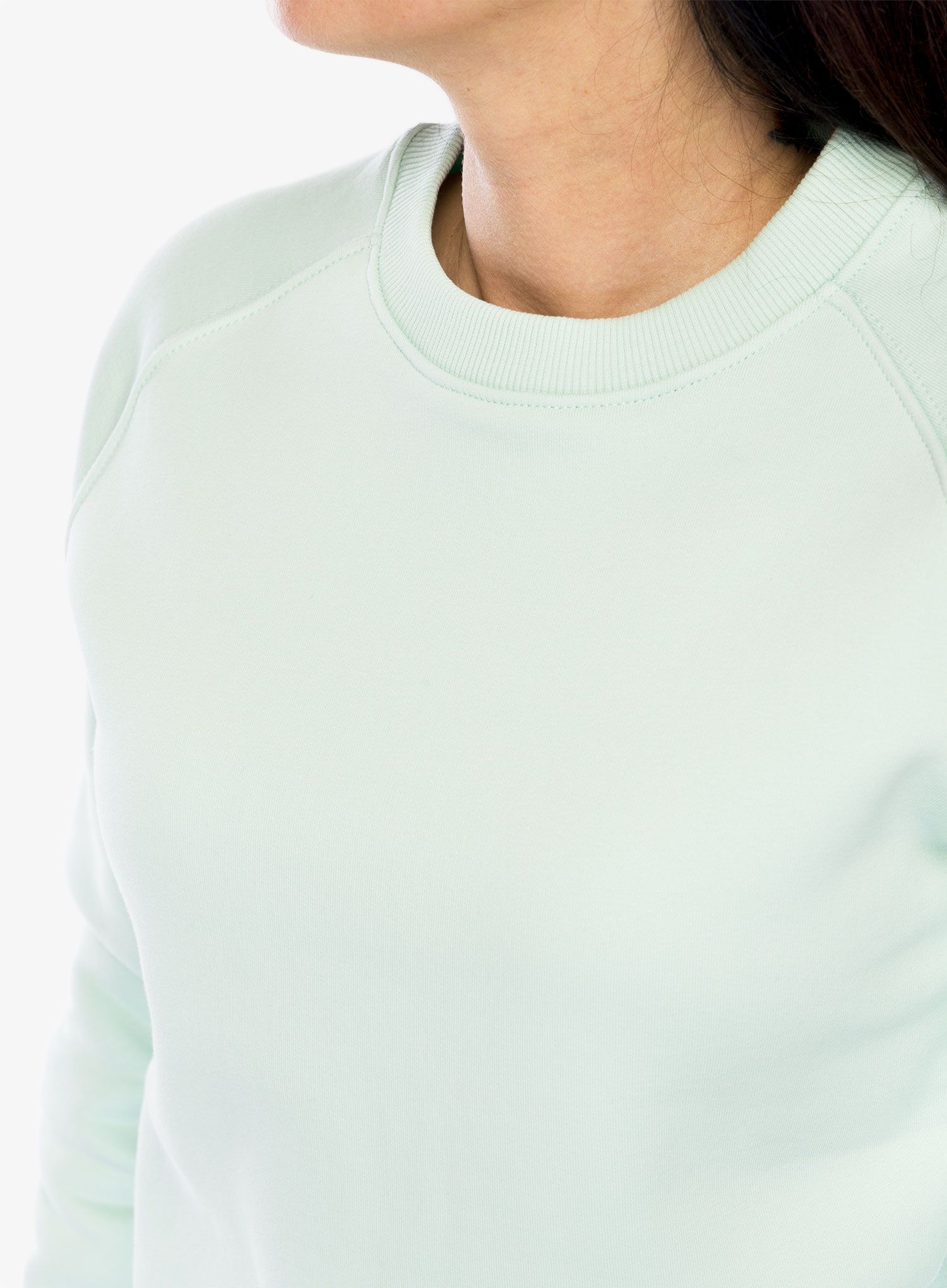 Ženska jopica Didriksons Fyn Sweater - pale mint