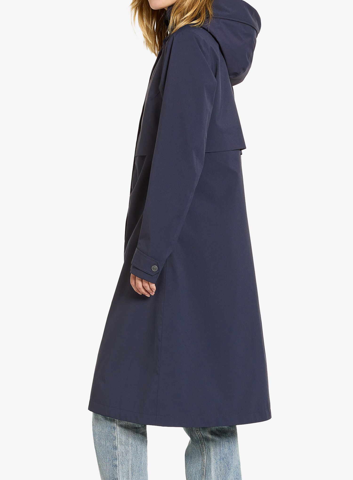 Ženski plašč Didriksons Sonja Parka Long 2 - dark night blue