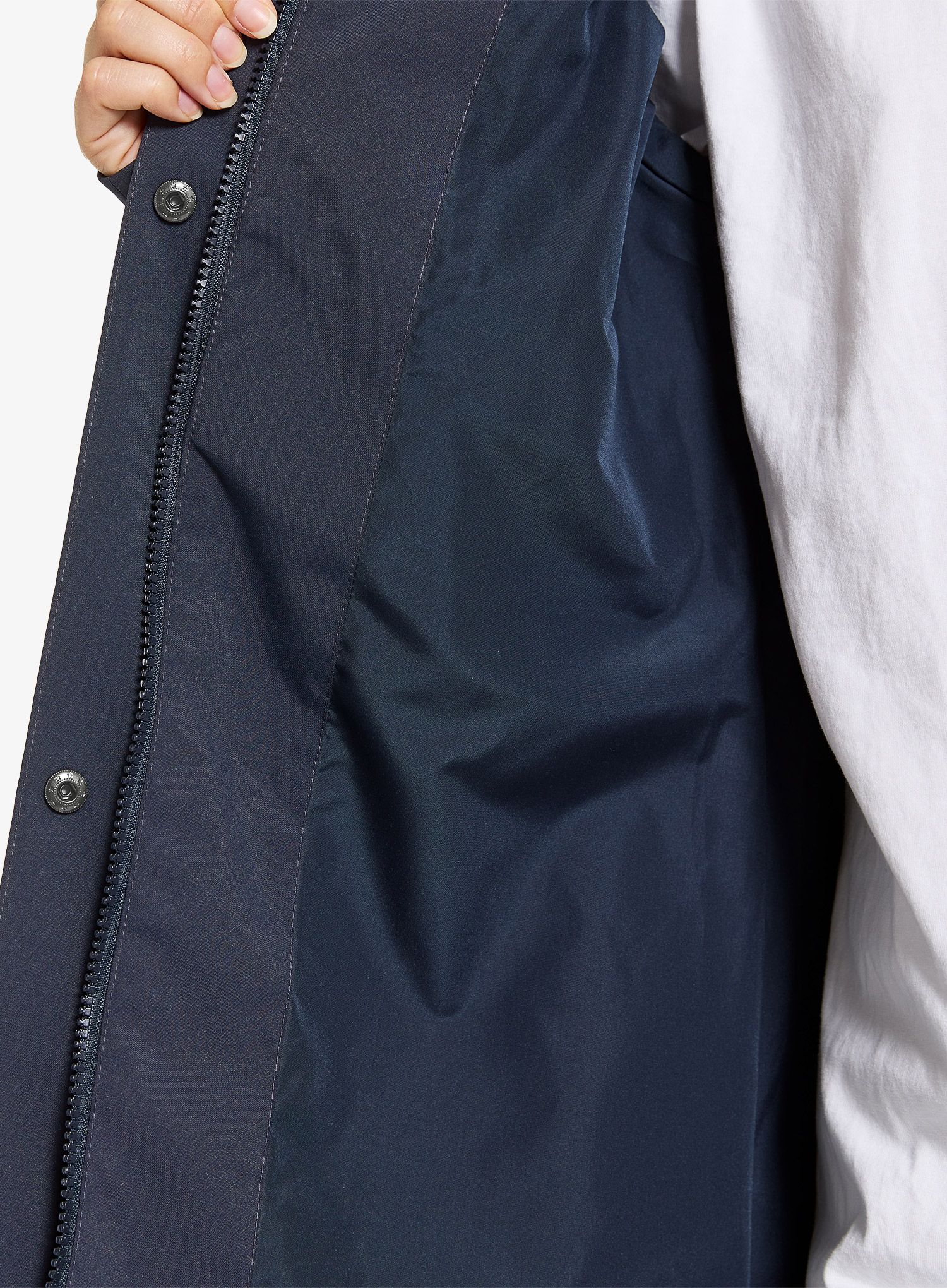 Ženski plašč Didriksons Sonja Parka Long 2 - dark night blue