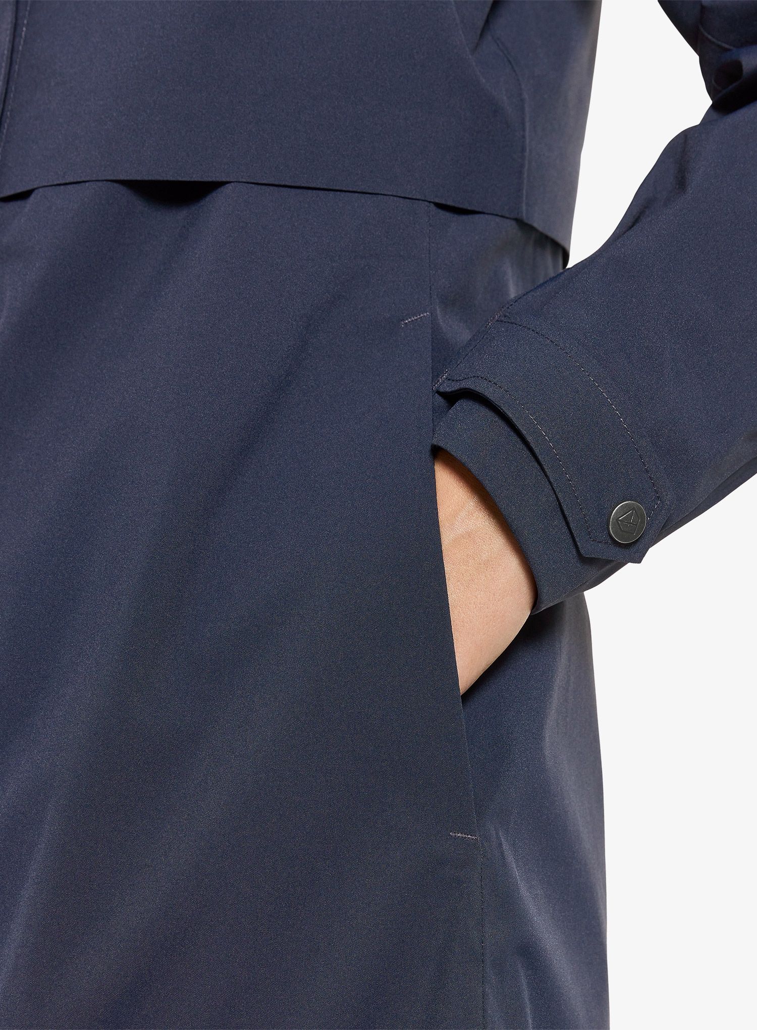 Ženski plašč Didriksons Sonja Parka Long 2 - dark night blue