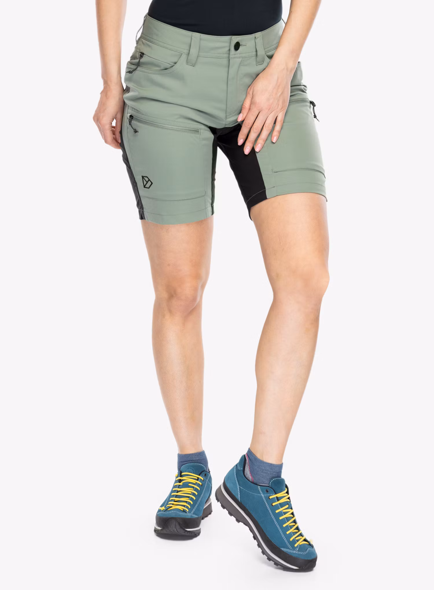 Ženske kratke hlače Didriksons Tucana Shorts - light moss
