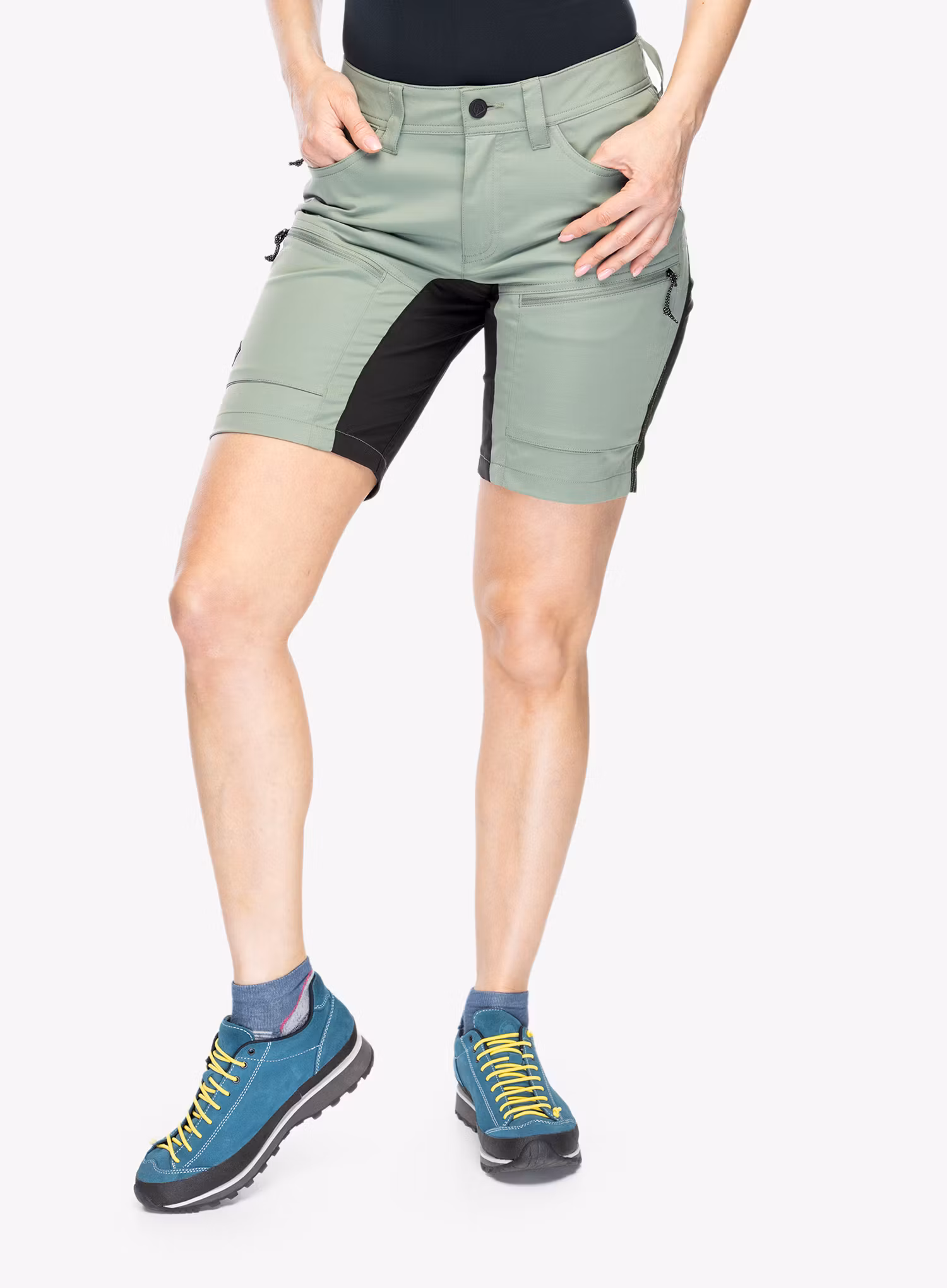 Ženske kratke hlače Didriksons Tucana Shorts - light moss