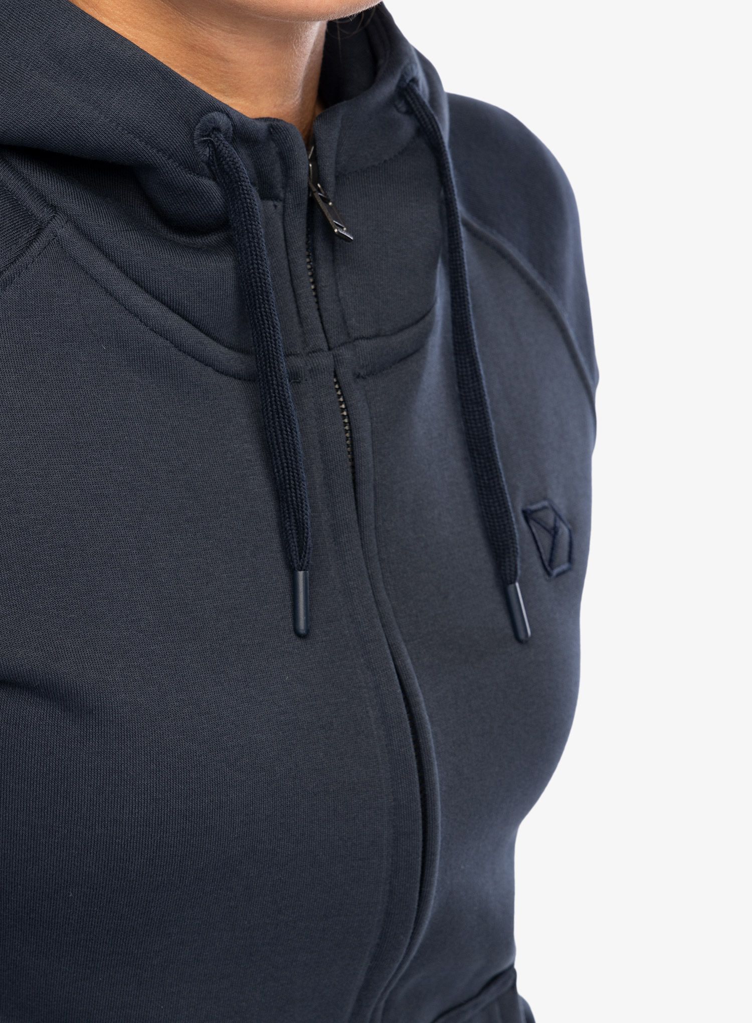 Ženska jopica z zadrgo Didriksons Ven Full Zip - navy