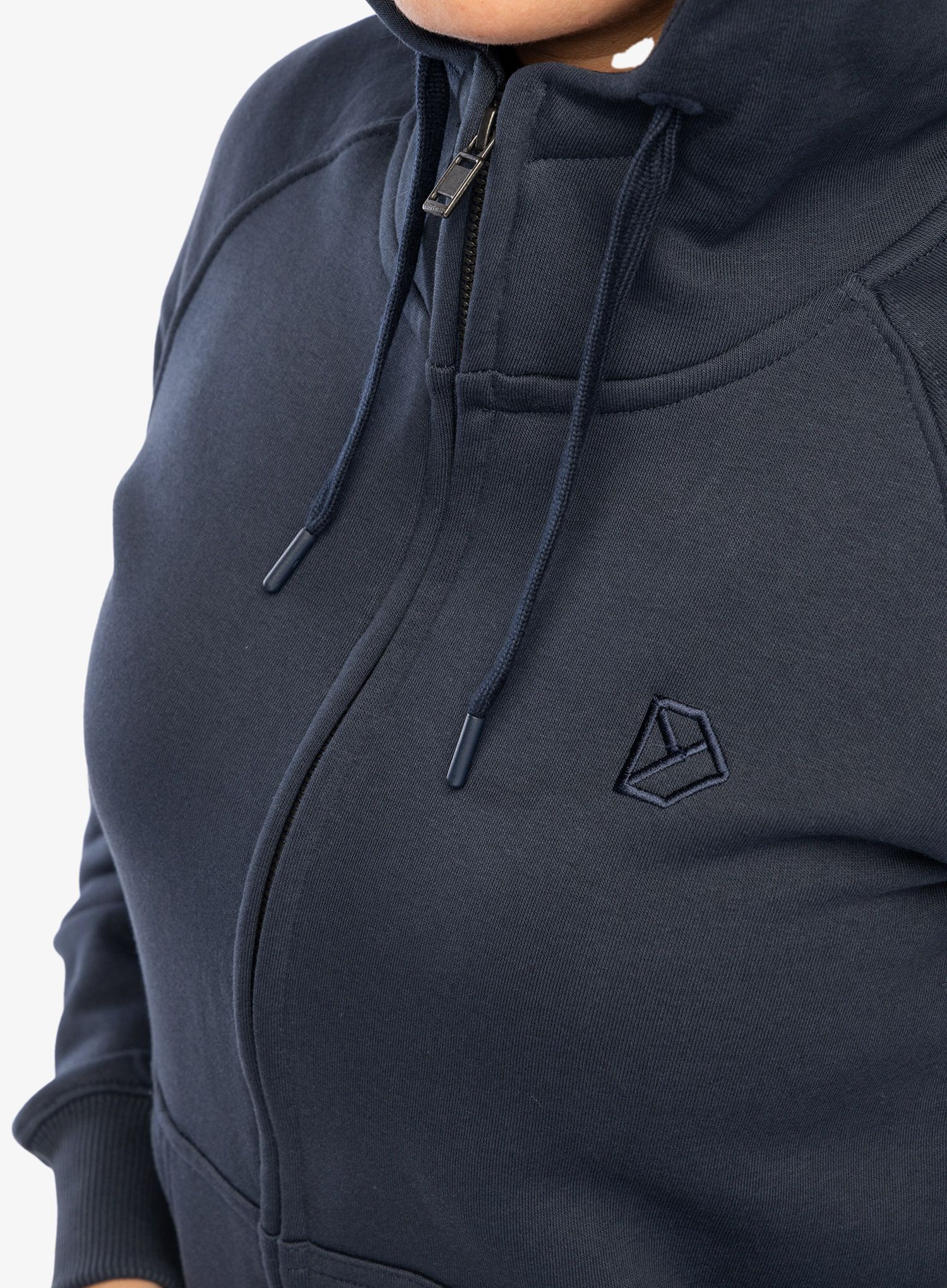 Ženska jopica z zadrgo Didriksons Ven Full Zip - navy