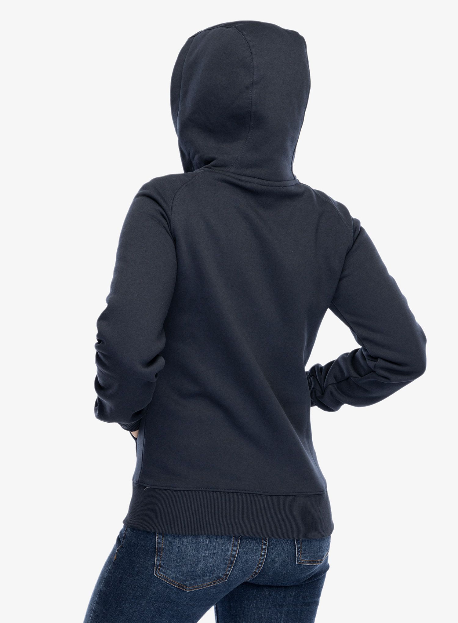 Ženska jopica z zadrgo Didriksons Ven Full Zip - navy