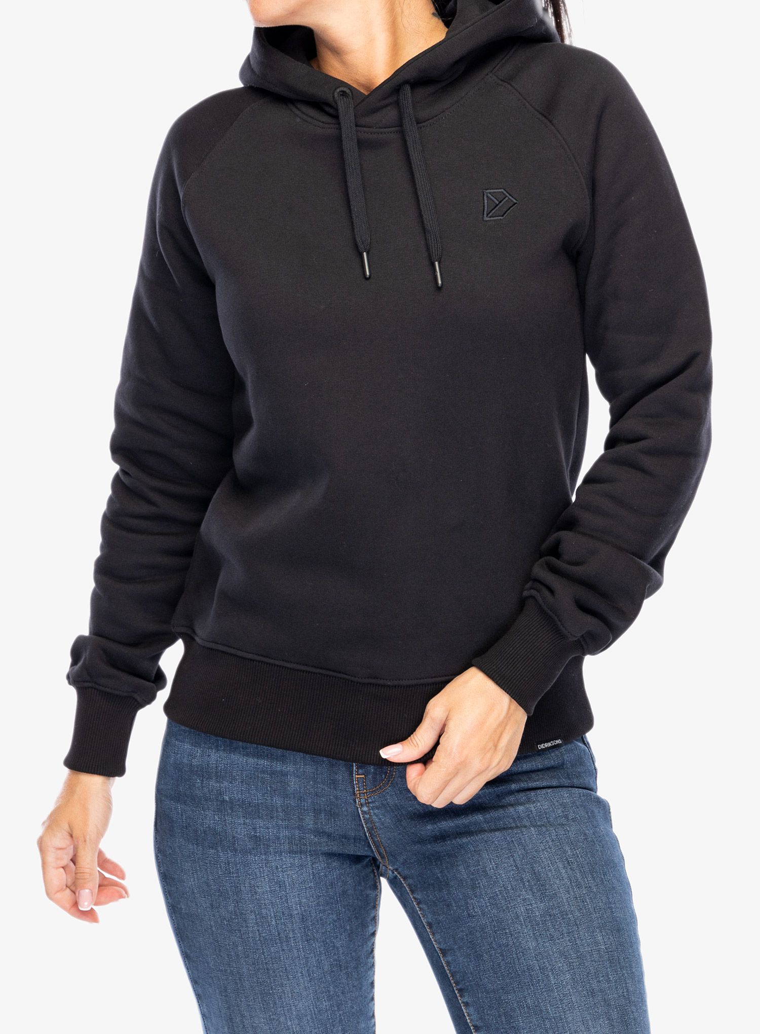 Ženska jopa s kapuco Didriksons Ven Hoodie - black