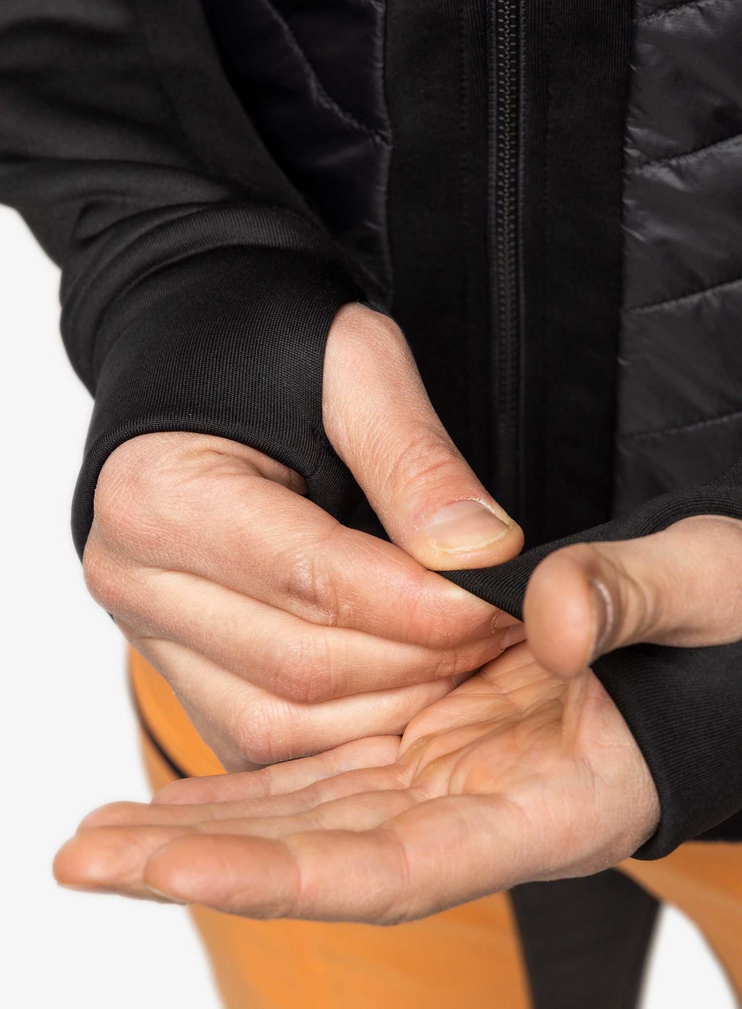 Hibridna jakna Didriksons Zuko Full Zip - black