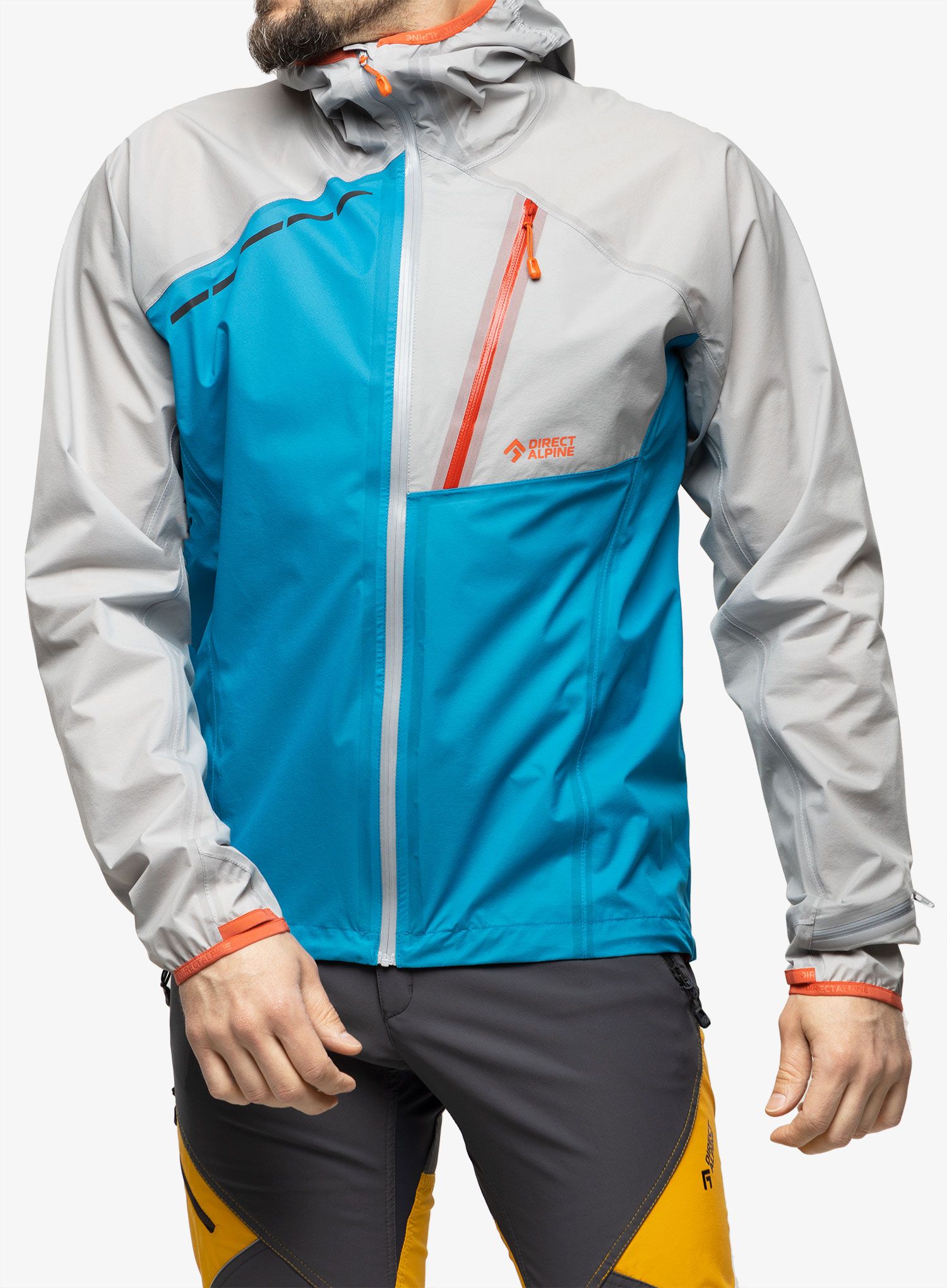 Nepremočljiva jakna Direct Alpine Cyclone - ocean/grey