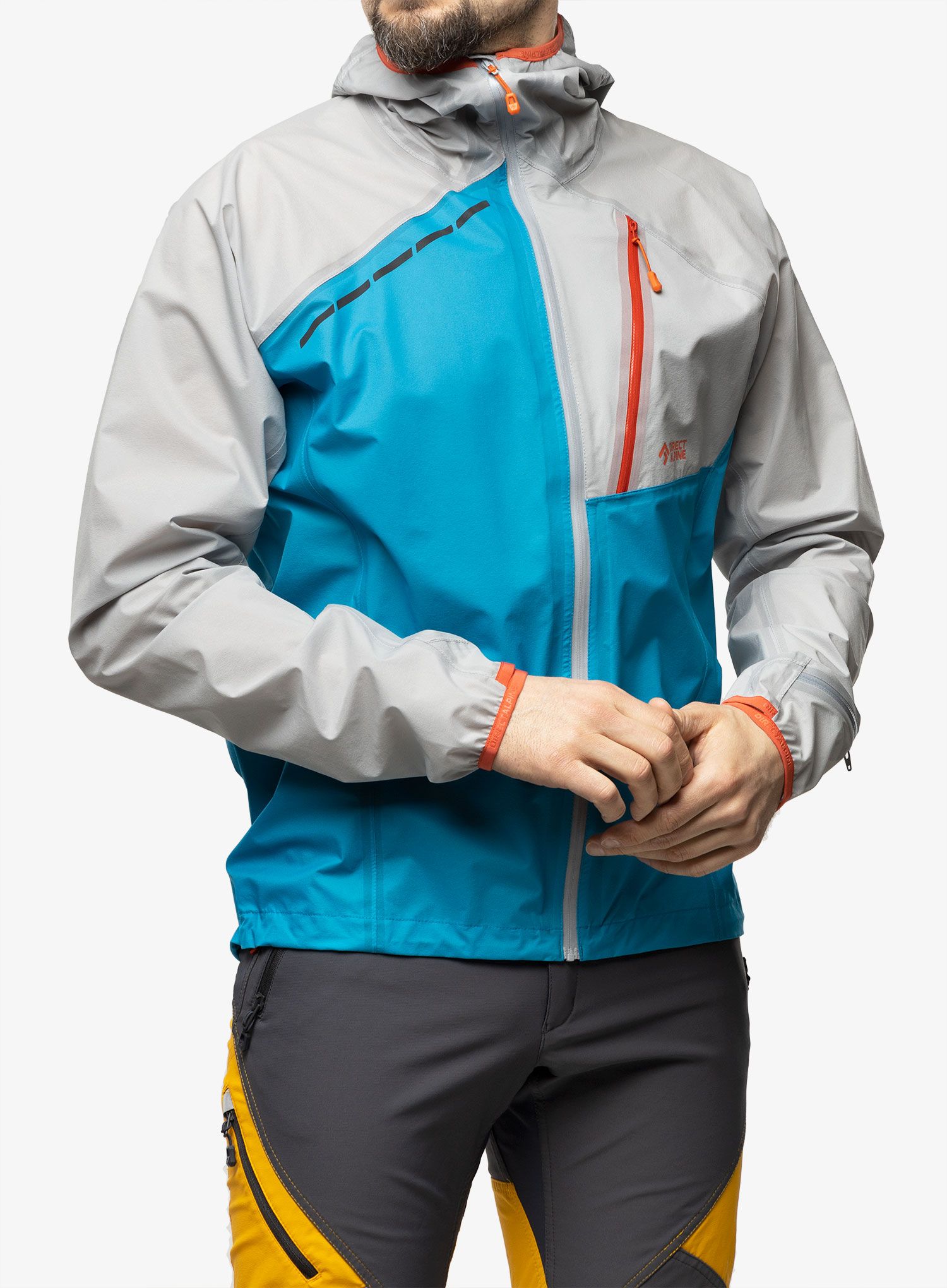 Nepremočljiva jakna Direct Alpine Cyclone - ocean/grey
