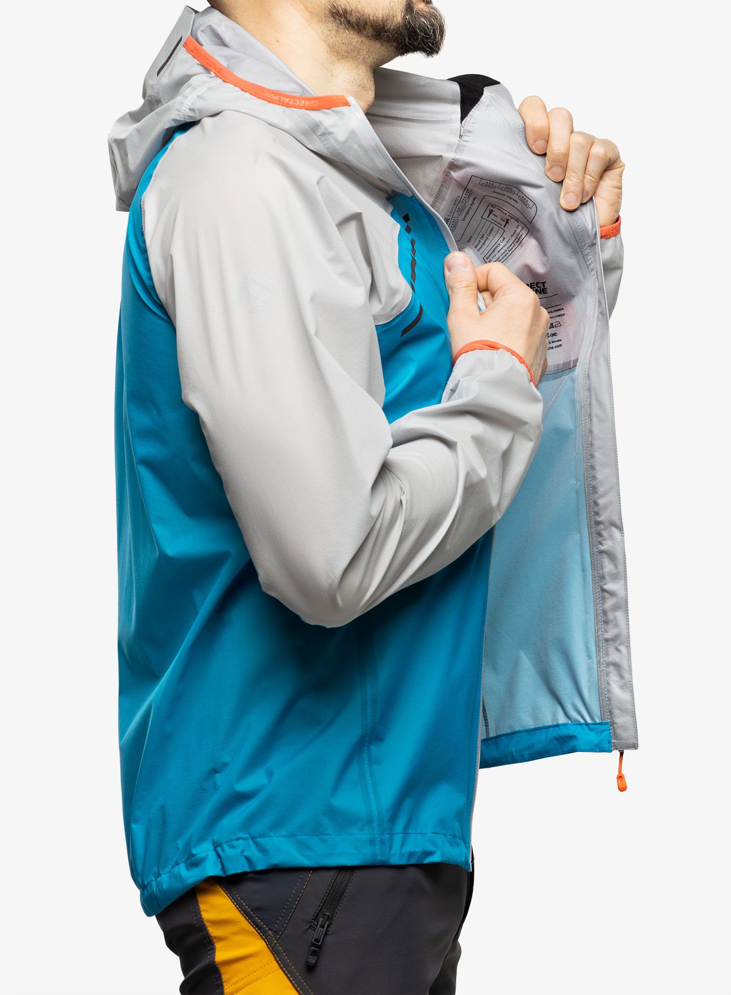 Nepremočljiva jakna Direct Alpine Cyclone - ocean/grey