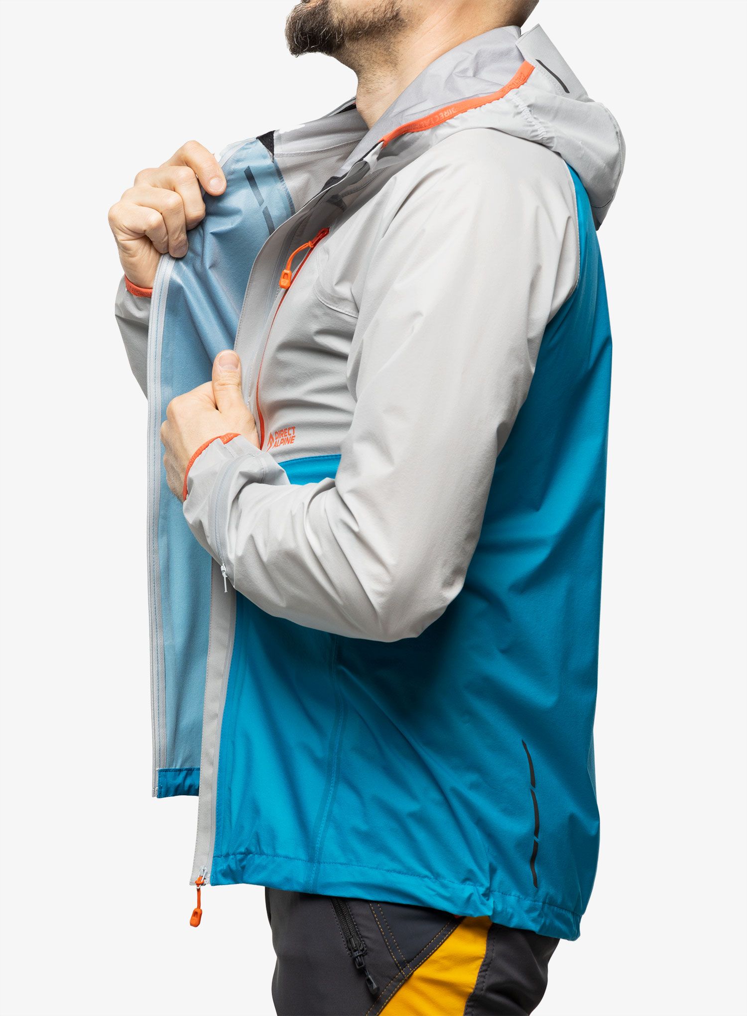 Nepremočljiva jakna Direct Alpine Cyclone - ocean/grey