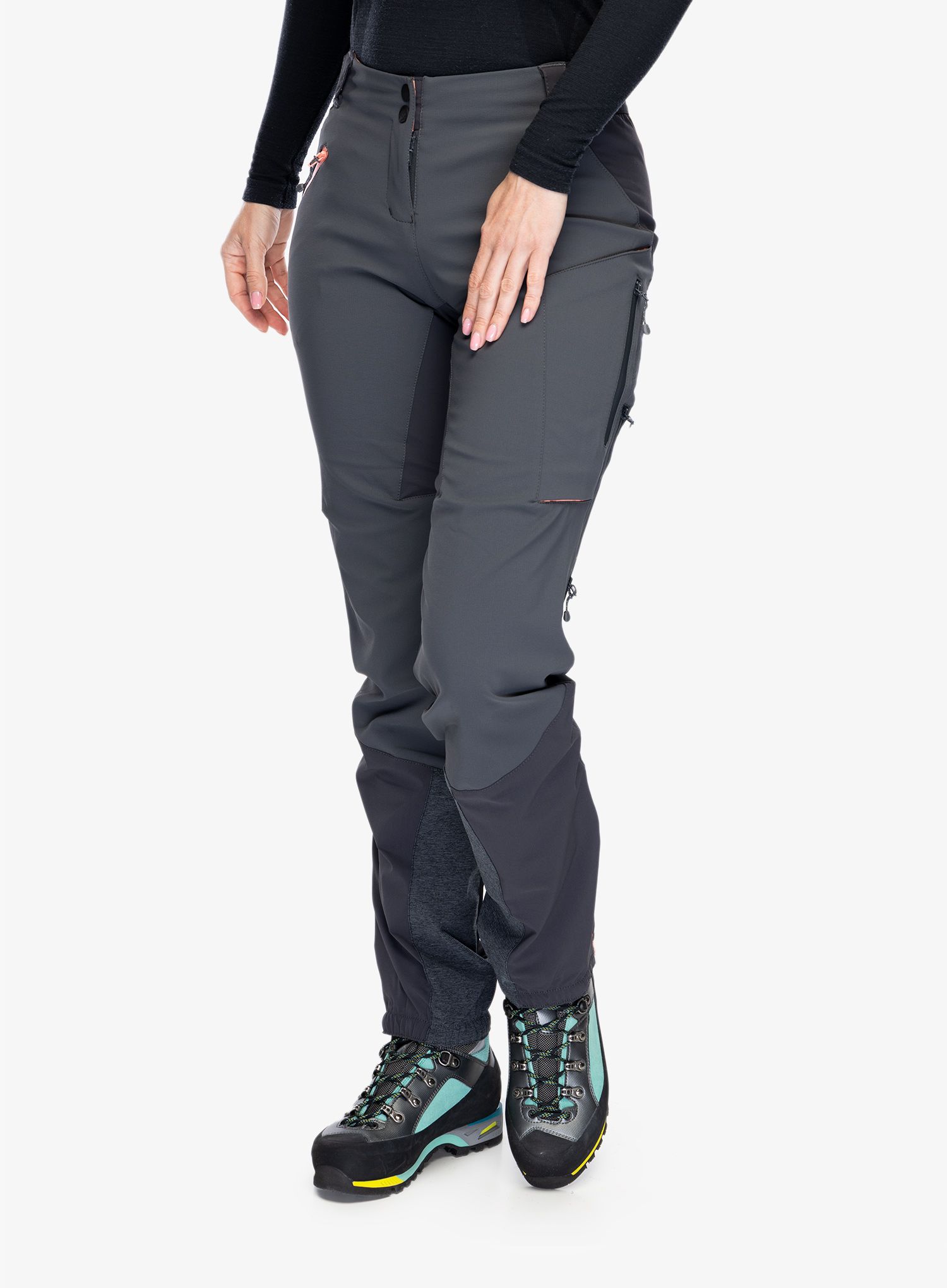 Ženske hlače Direct Alpine Rebel Lady - anthracite/coral