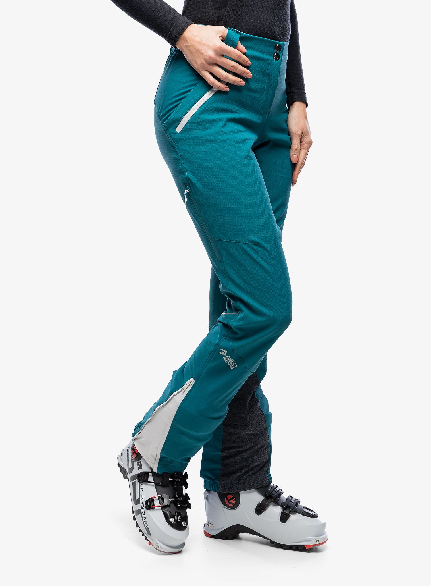 Ženske hlače Direct Alpine Rebel Lady - emerald/grey