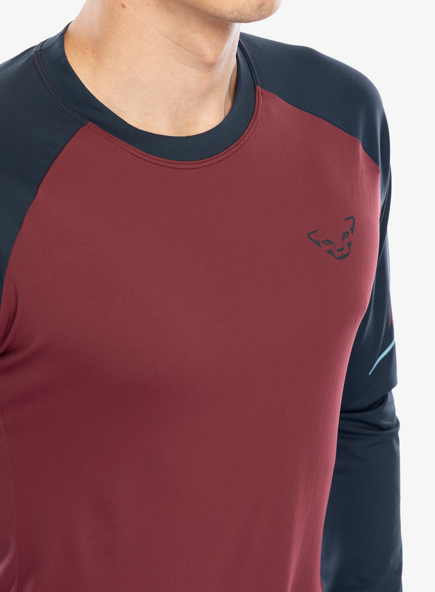 Tekaška jopica Dynafit Alpine Pro L/S Tee - burgundy