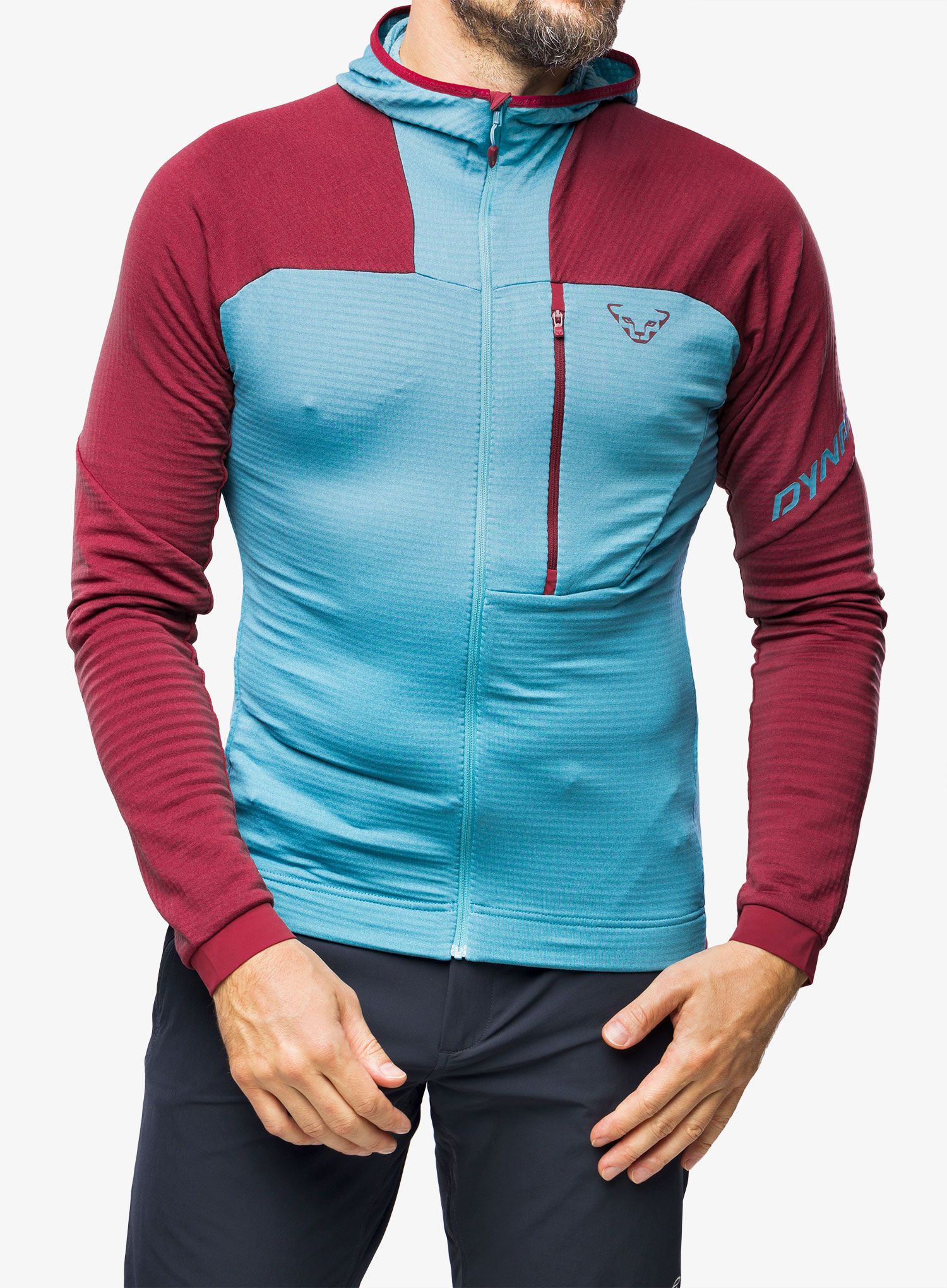 Jopica s kapuco Dynafit Speed Ptc Hooded Jk - burgundy