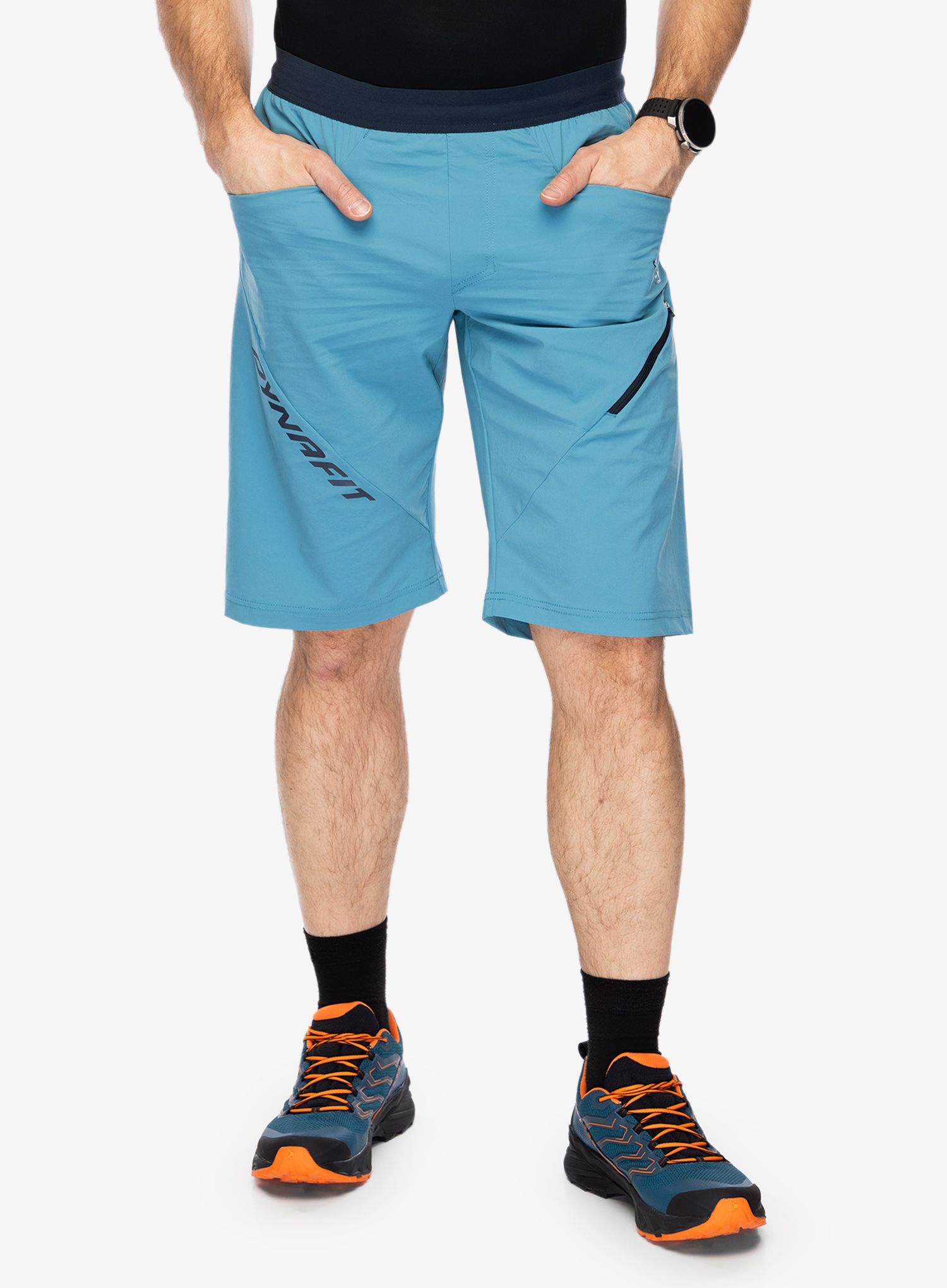 Pohodniške kratke hlače Dynafit Transalper Hybrid Shorts - storm blue